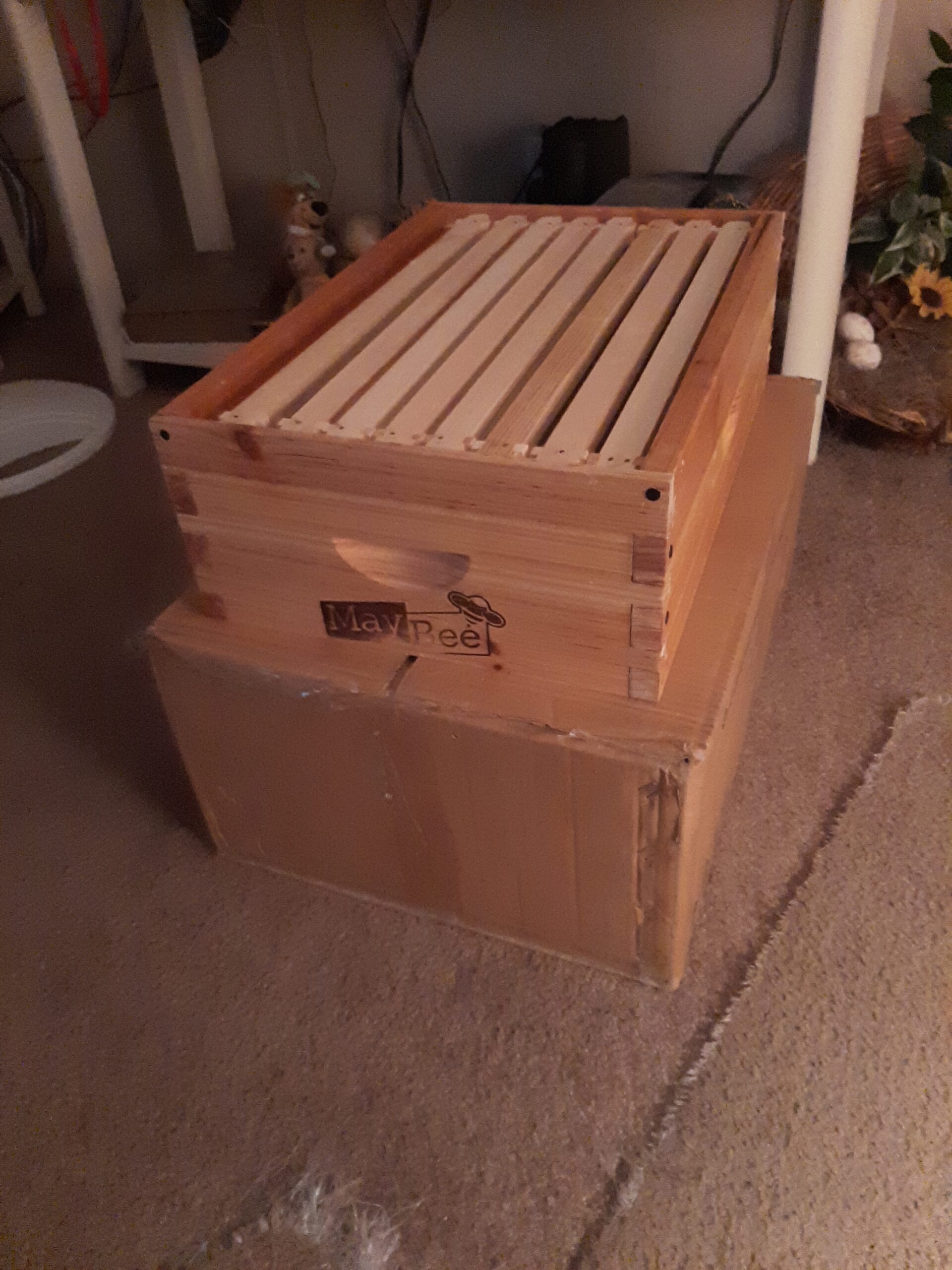 8-Frame Beehive Box Langstroth Medium Super Bee Box for Sale Wax Coated Bee Hives Includes Wooden Frames & Waxed Foundations (Unassembled) customer photo 2