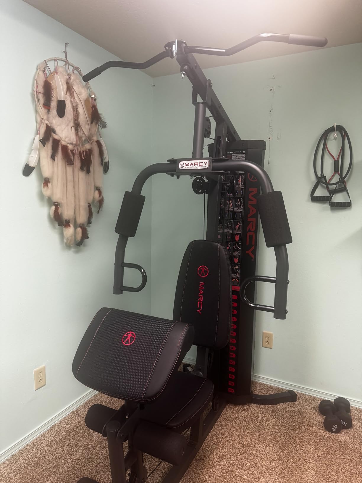 Marcy Multifunction Steel Home Gym 150lb Weight Stack Machine MWM-989 customer photo 1