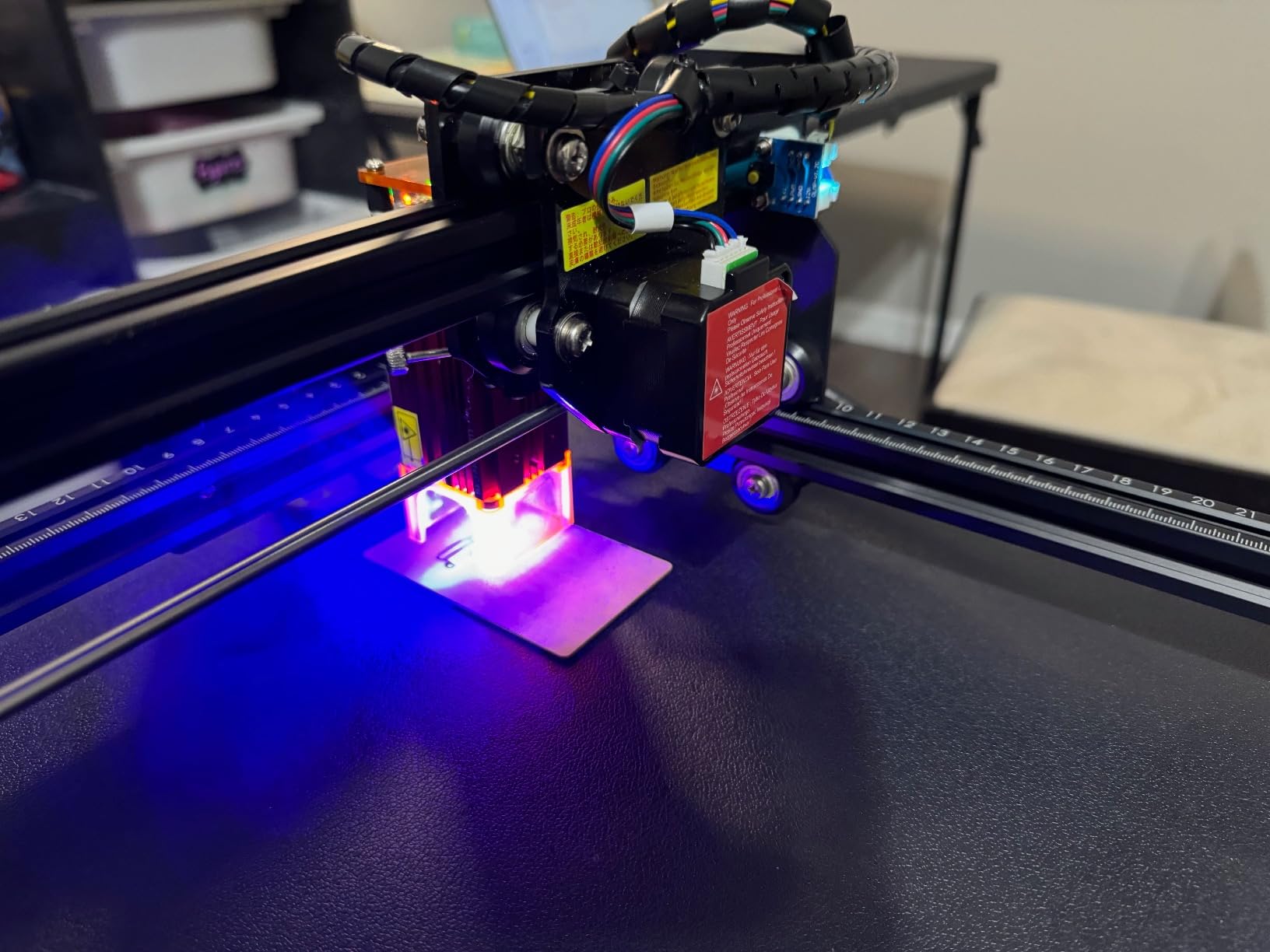 Laser Engraver, Ortur Laser Master S2 LU2-2, 2100mW Laser Cutter and Engraver CNC Machine for DIY, Wood, Leather, etc. (390*410mm), Laser Class 4 customer photo 2
