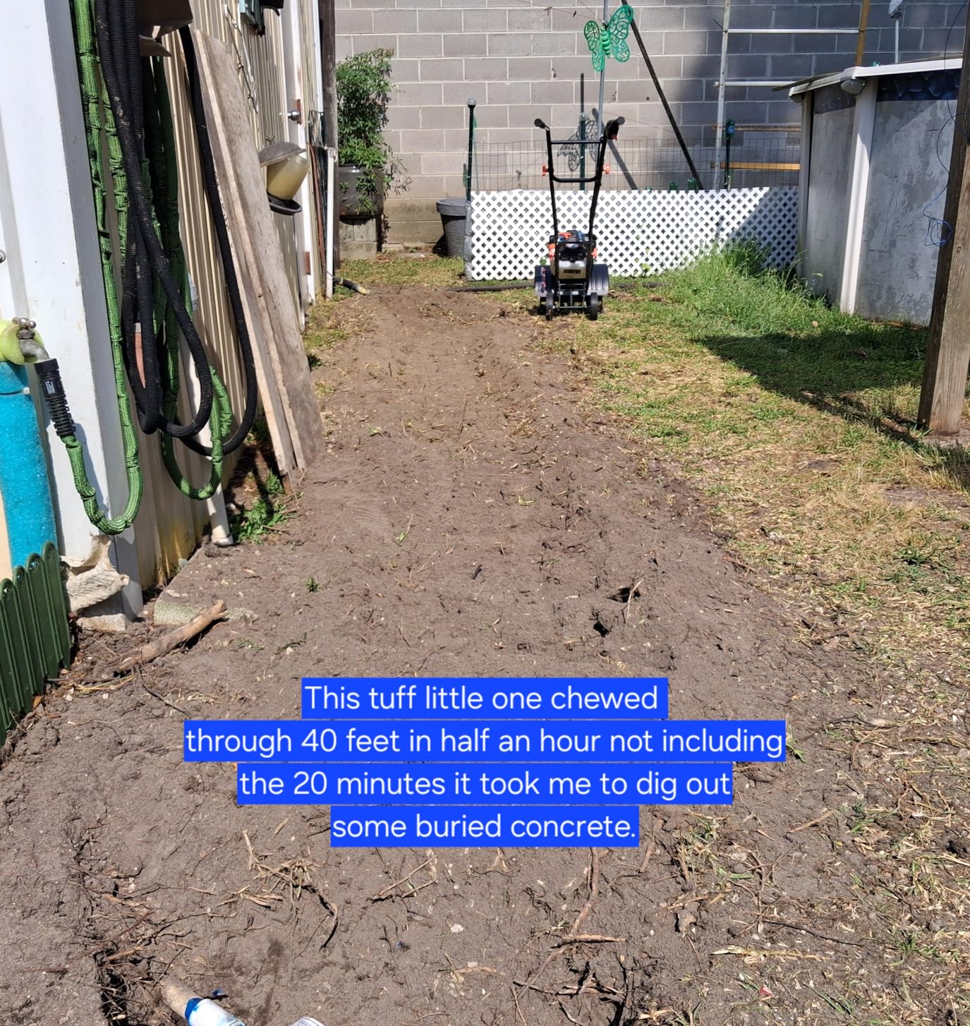 SENIX 4QL 4-Cycle Gas Powered Tiller Cultivator, 46cc Full Crank Engine, 15-Inch Tilling Width, 8-Inch Tilling Depth (TL4QL-L1) customer photo 1