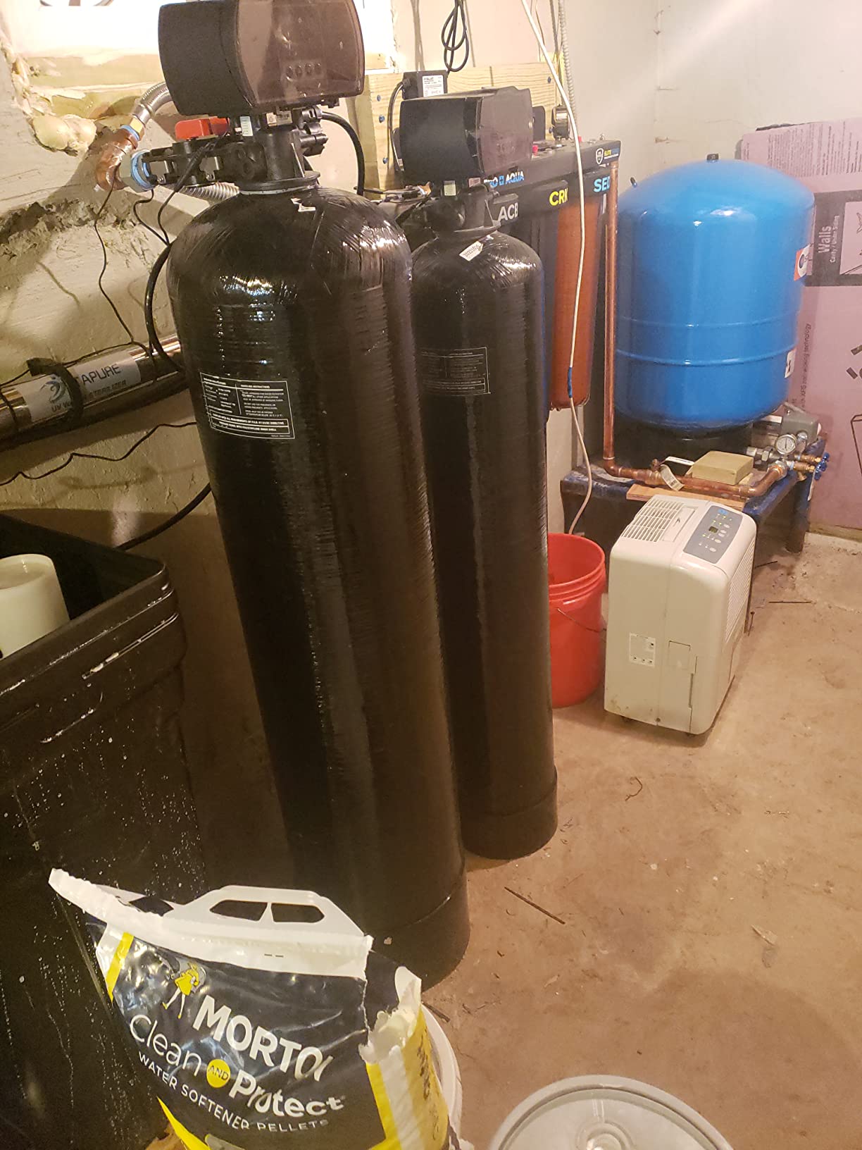 PRO+AQUA Elite 5-Stage Whole House Water Softener and Filter Bundle System for Well Water - Reduces Heavy Metals, Iron, Sulfur, Sediment, Chlorine customer photo 2