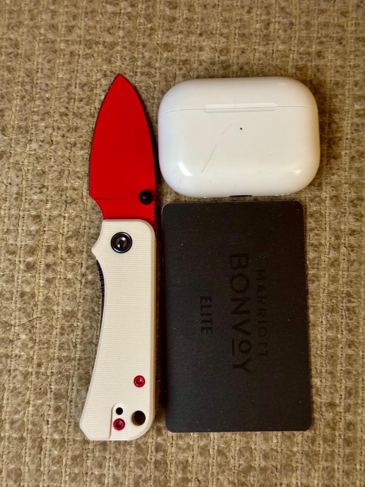 CIVIVI Baby Banter Pocket Knife for EDC, Ben Petersen Folding Knife with 2.34 in Nitro V Steel Blade G10 Handle, Titanium Thumb Stud Opener C19068S-7(Red) customer photo 1