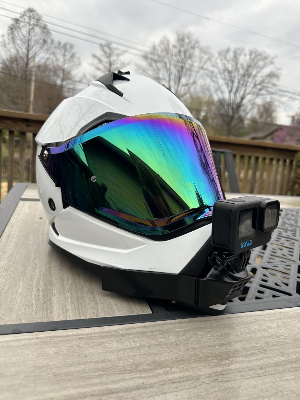 ILM Dual Sport Adventure Motorcycle Helmet with Pinlock Compatible Sun Visor Snowmobile ATV Dirt Bike Off Road Casco Model WS902 (Matte Black, L) customer photo 2