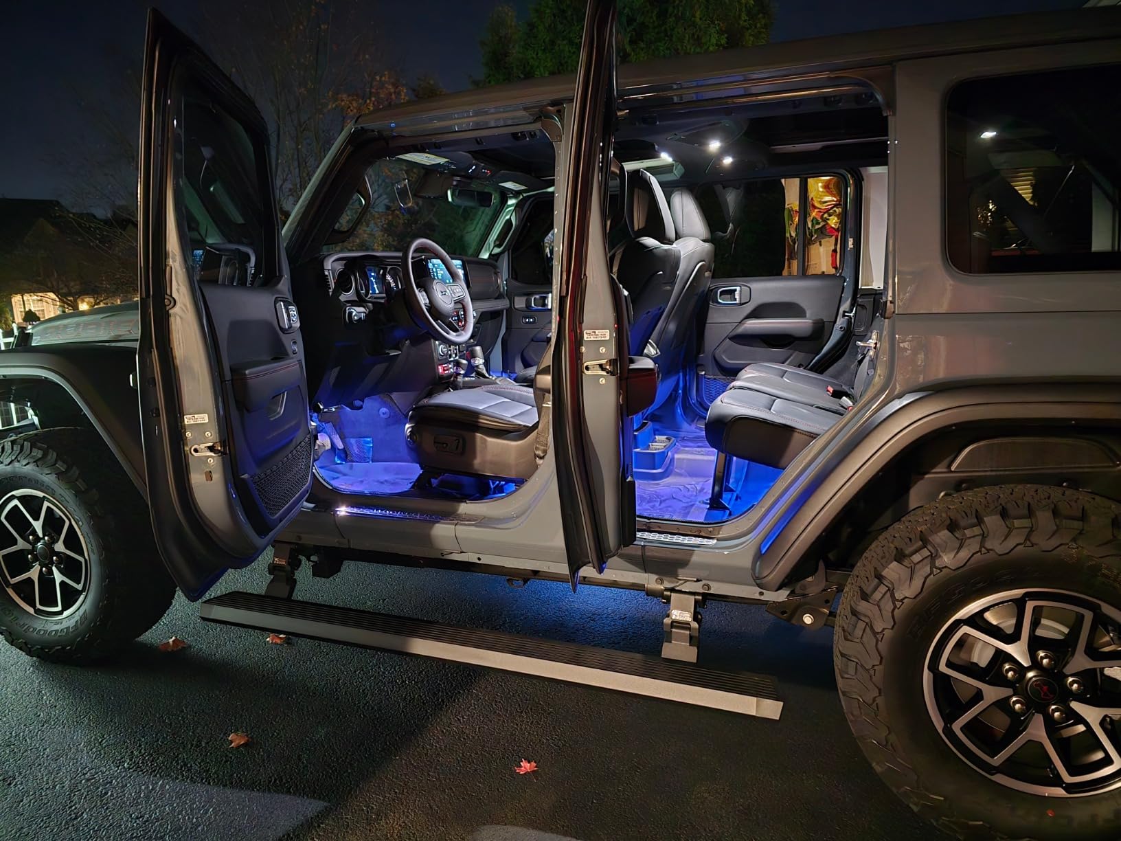 Rough Country Power Running Boards for Jeep Wrangler JL 4-Door (2018-2026) - Dual Motor Retractable Electric Steps w/LED Lights customer photo 1
