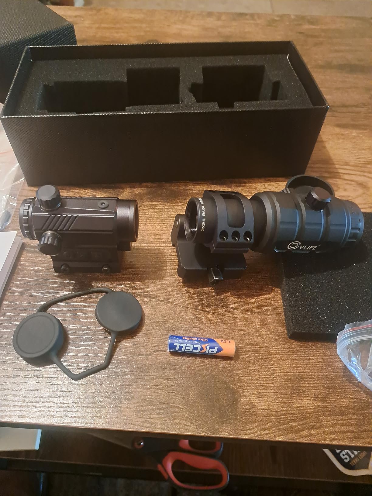 CVLIFE Motion Awake Red Dot and Magnifier Combo, Auto Brightness Adjustment, 3 MOA Red Dot with 3X Magnifier, Absolute Co-Witness Optic, Open Reflex Optic Sight with Flip-to-Side Mount customer photo 2
