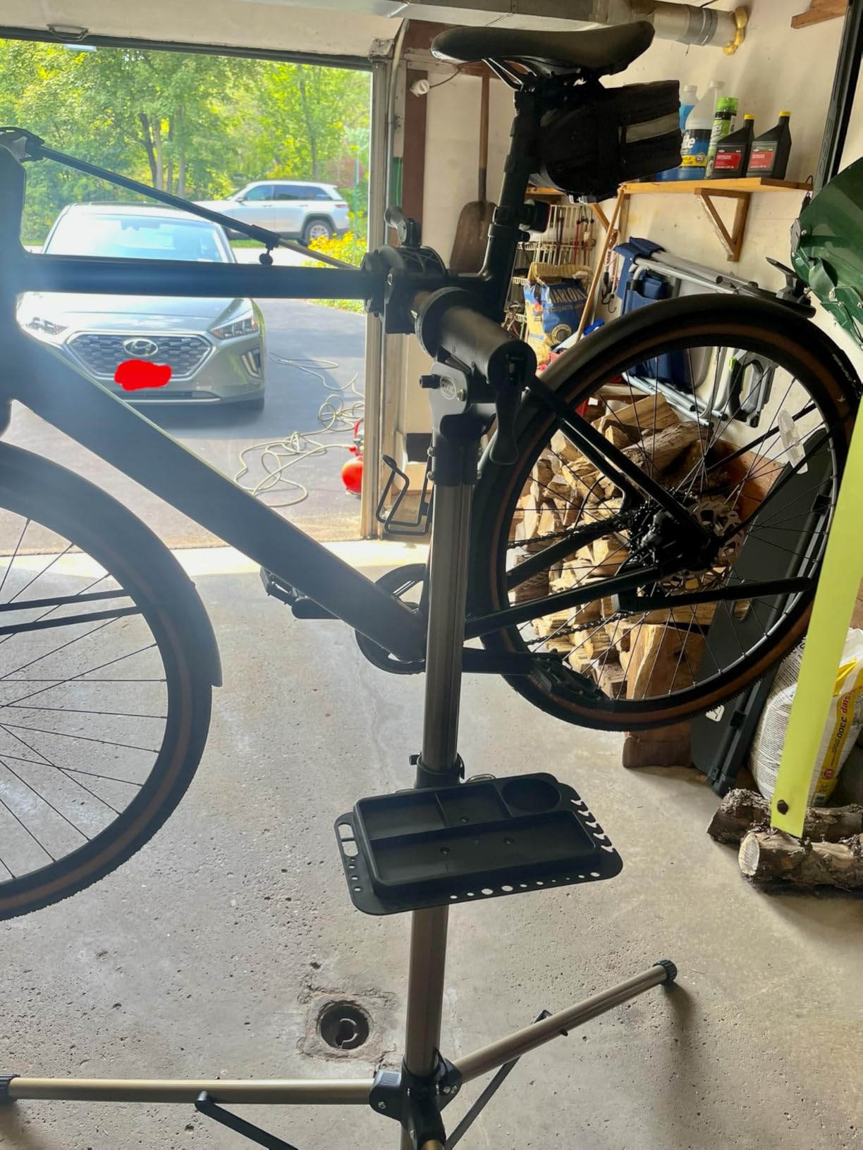 CXWXC Bike Repair Stand 88lbs- E Bike Stand for Maintenance Workstand - Ebike Repair Stand Shop Home Mechanics for Mountain Bike and Road Bike (Max. 88lbs) customer photo 1