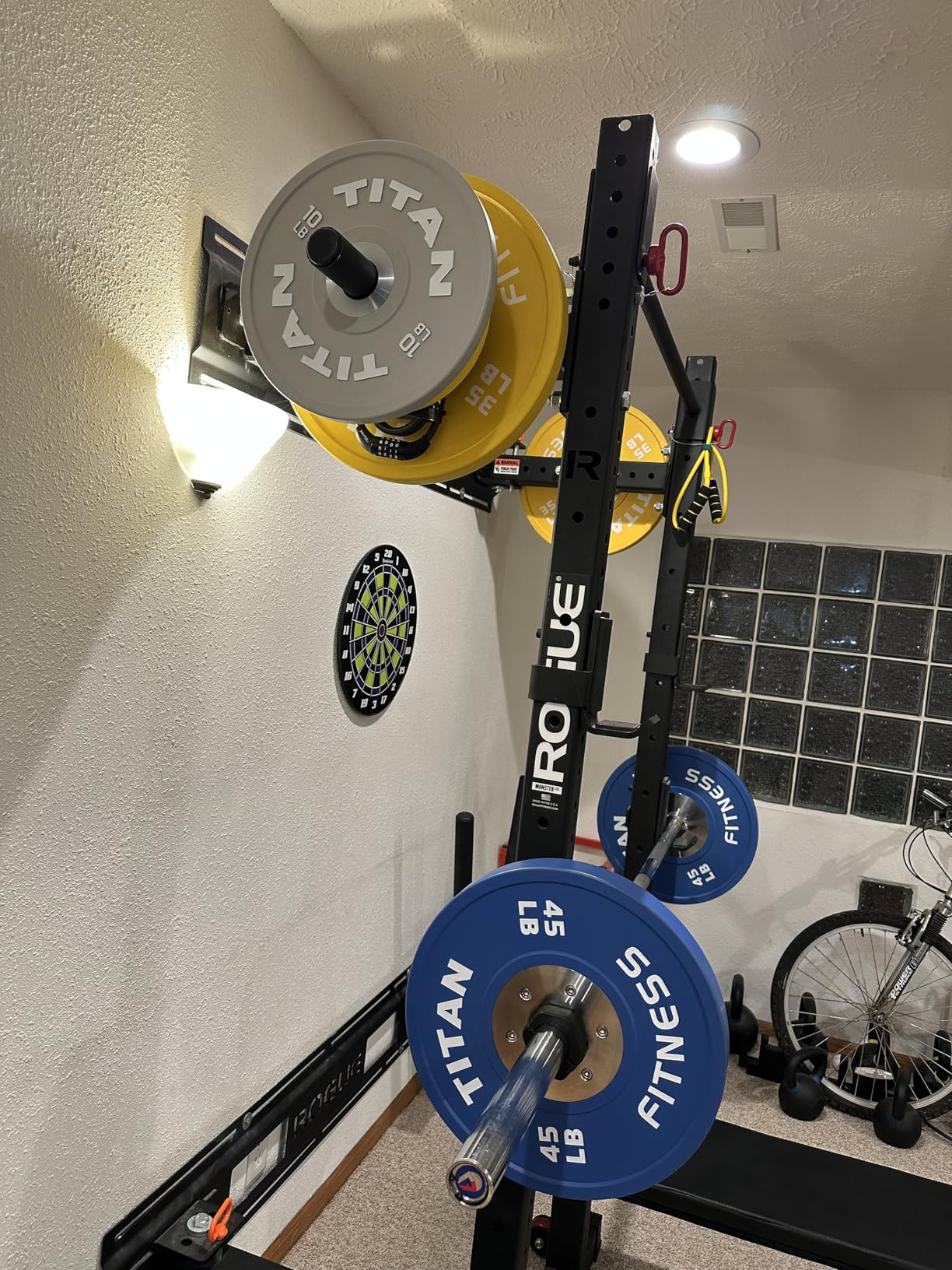 Titan Fitness Elite Olympic Bumper Plates, Competition Weight Plates, Rubber with Steel Hub Insert, Sold as a Pair customer photo 1