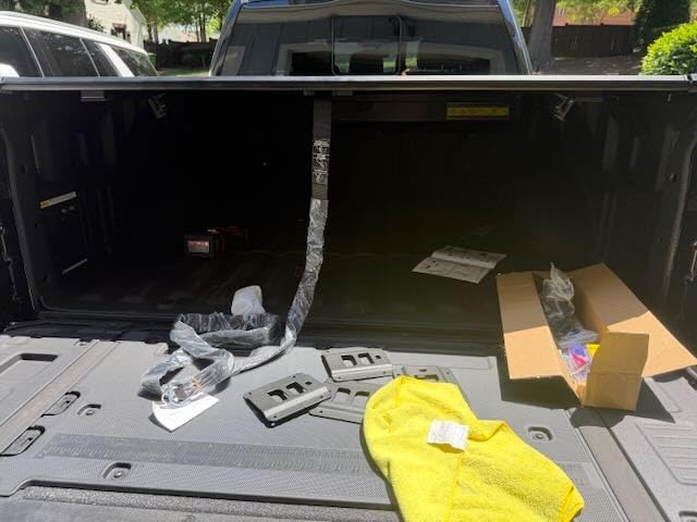 Bestwyll Retractable Hard Tonneau Cover Fits Ford F-150 2015-2026 5.5 Ft Short Bed, BoxLink Compatible, Original Hole Installation, Smooth Spring-Loaded Operation (incl. Raptor/Lightning) | B22c customer photo 1