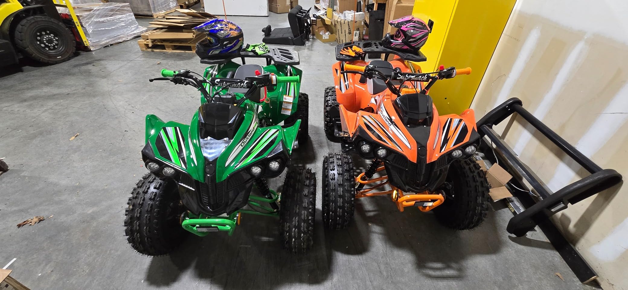 HHH Upgraded 125cc ATV Sports Quad Youth Utility Style 125cc Fully Automatic with Reverse Gas 4 Wheeler Outlander ATVs Quads Big 19/18 inches Tires (Red) customer photo 2