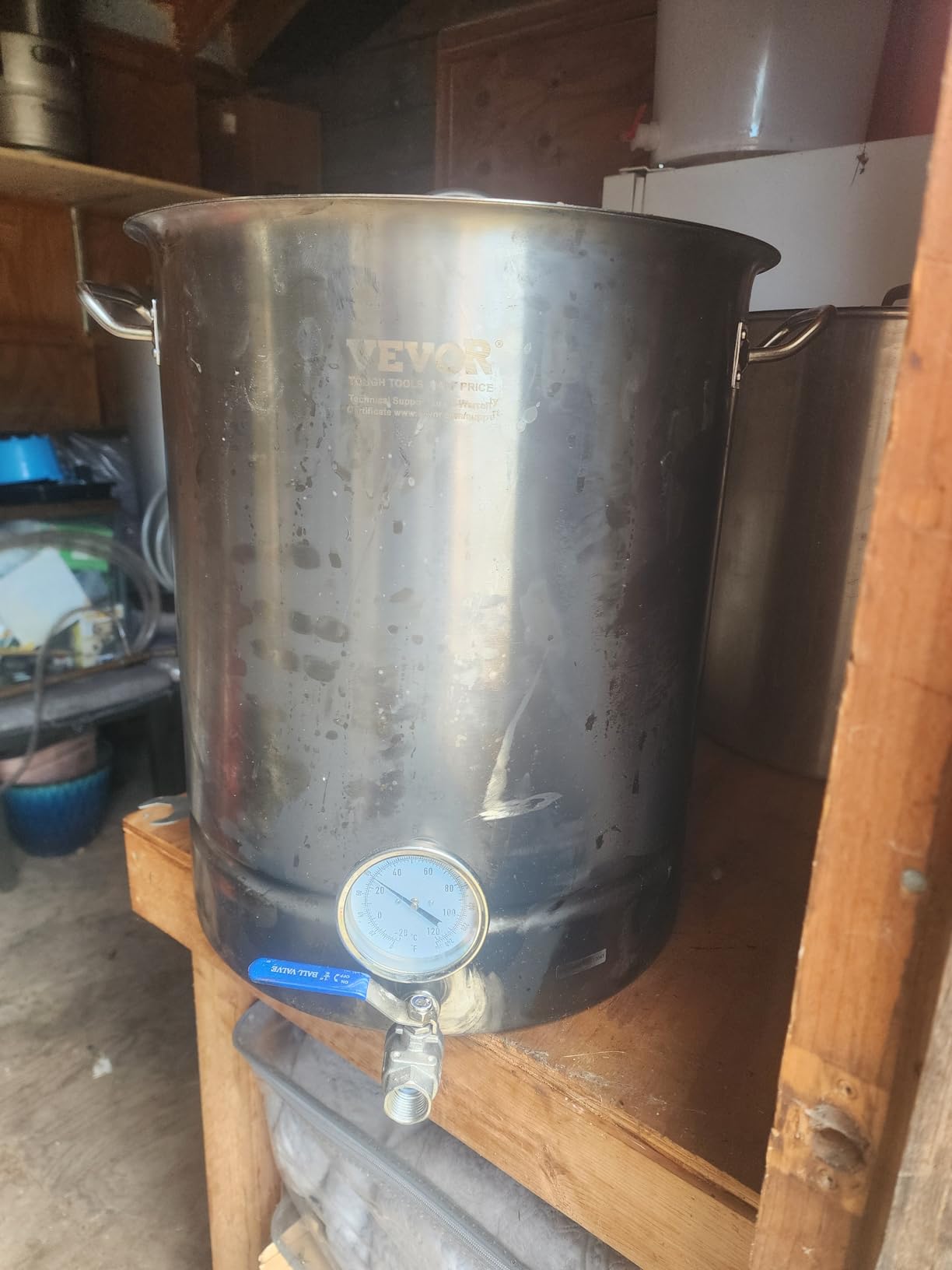 VEVOR Brew Kettle 16 Gal, Brewing Pot Stainless Steel, Brew Kettle Pot for Beer Brewing with Filter & Filter Tray, Tri Ply Bottom customer photo 2