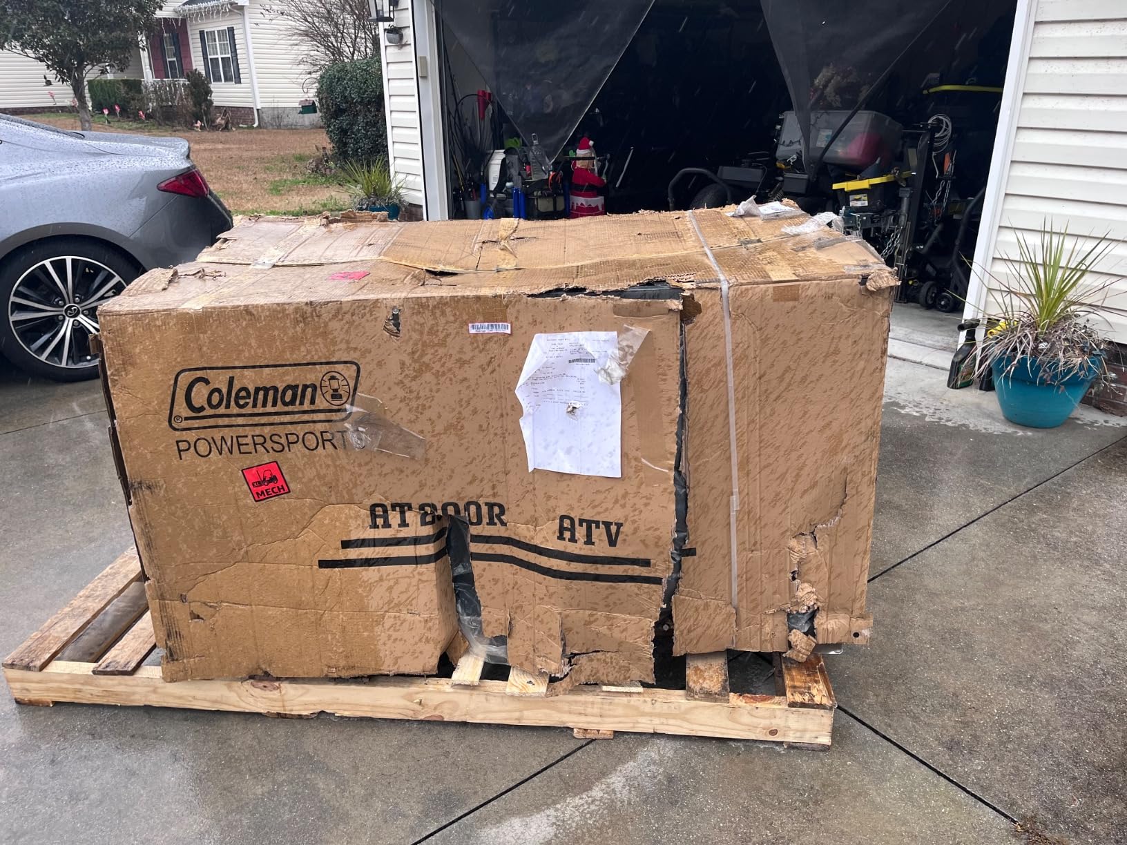 Coleman Powersports AT200R 169cc Gas Powered Adult ATV, Hydraulic Disc Brakes, Independent Suspension, 330 lbs Maximum Load, Heavy-Duty Off-Road Utility Vehicle customer photo 1