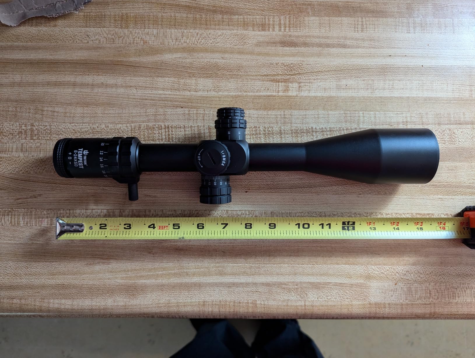 Triton Tempest 6-24x50 First Focal Plane FFP Long-Range Precision Rifle Scope with SecureLock Locking Turrets | MOA or MIL Reticle customer photo 2