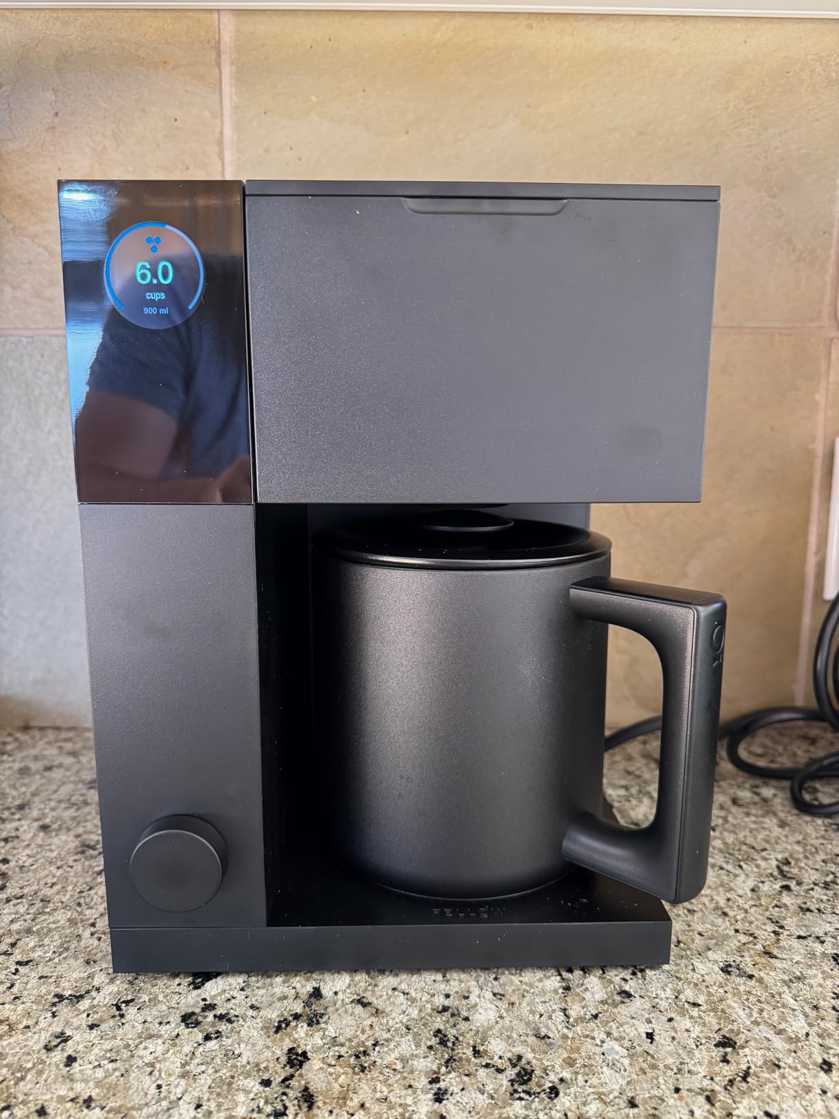 Fellow Aiden Precision Coffee Maker - 10-Cup Thermal Carafe, Programmable Drip Coffee Machine, Single Serve & Batch Brew, Adjustable Brew Strength, Removable Water Tank, Matte Black customer photo 1