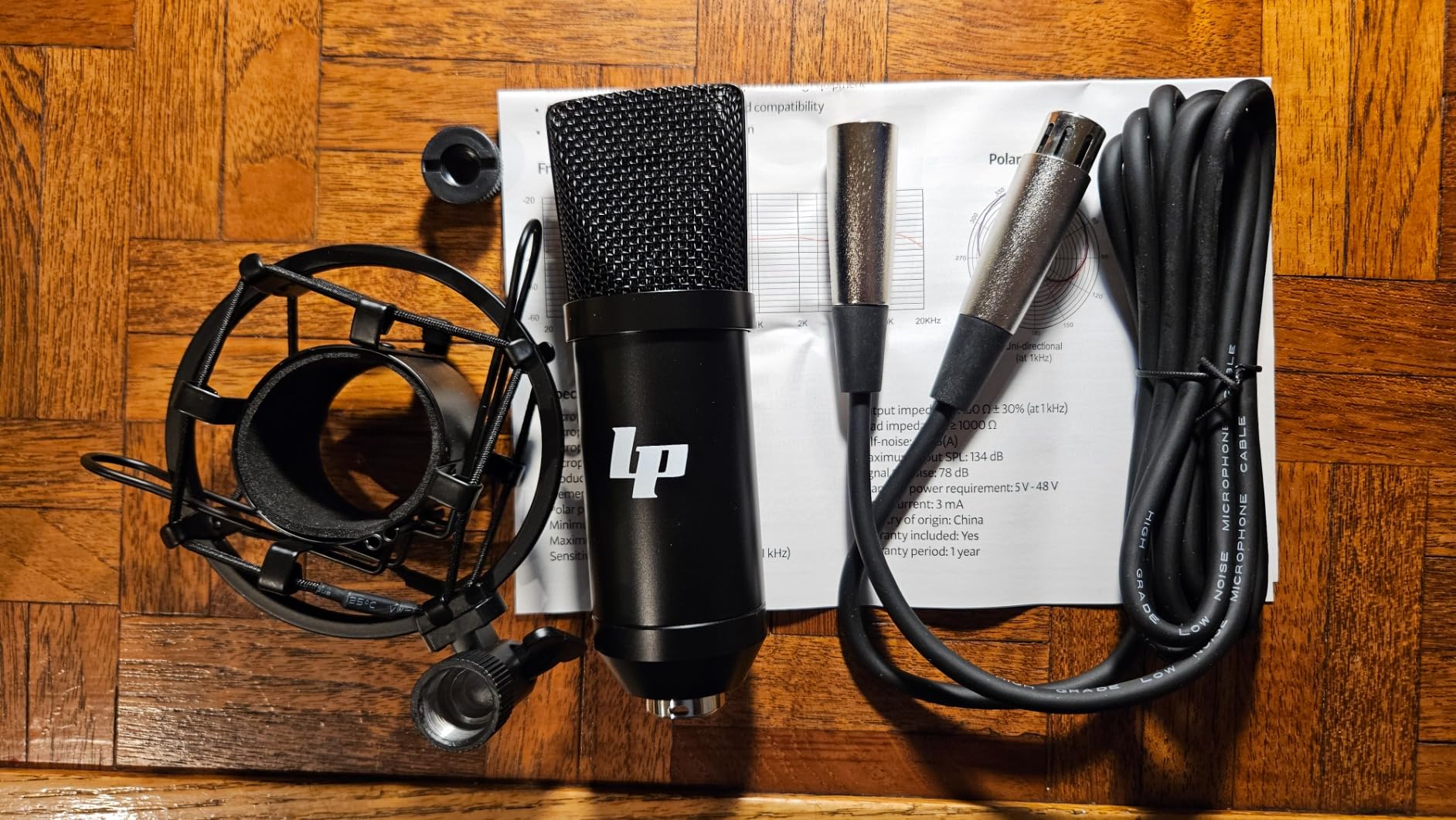 LyxJam 2x2 USB Audio Interface Recording Bundle w, Cardioid Condenser Mic, Studio Headphones, Shockmount, XLR Cable, Waveform OEM Software, 24-bit/192 kHz Music, Podcast, Voiceover & Streaming Kit customer photo 2
