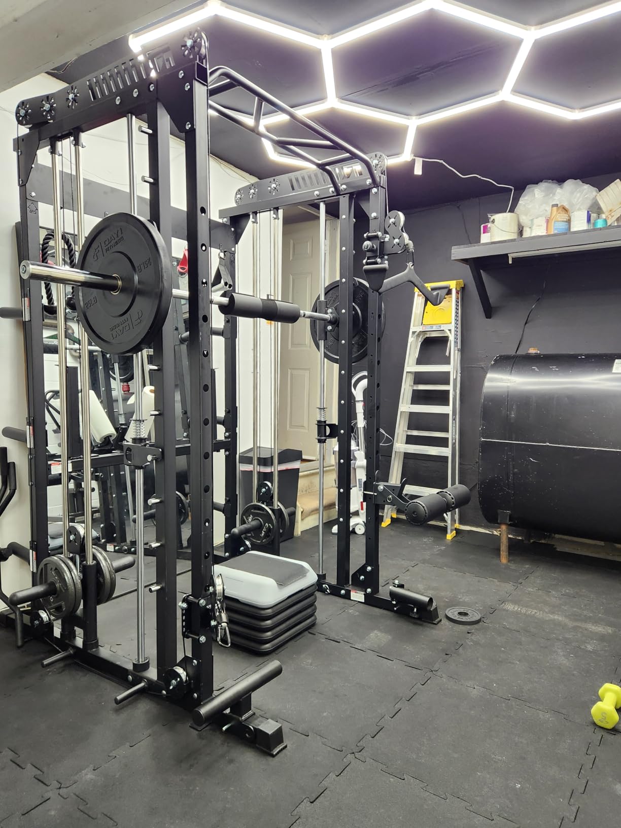 RitFit M1 Pro Smith Machine with Cable Crossover System, Multi-Function Squat Rack Power Cage for Home Gym, Power Rack and Packages customer photo 1