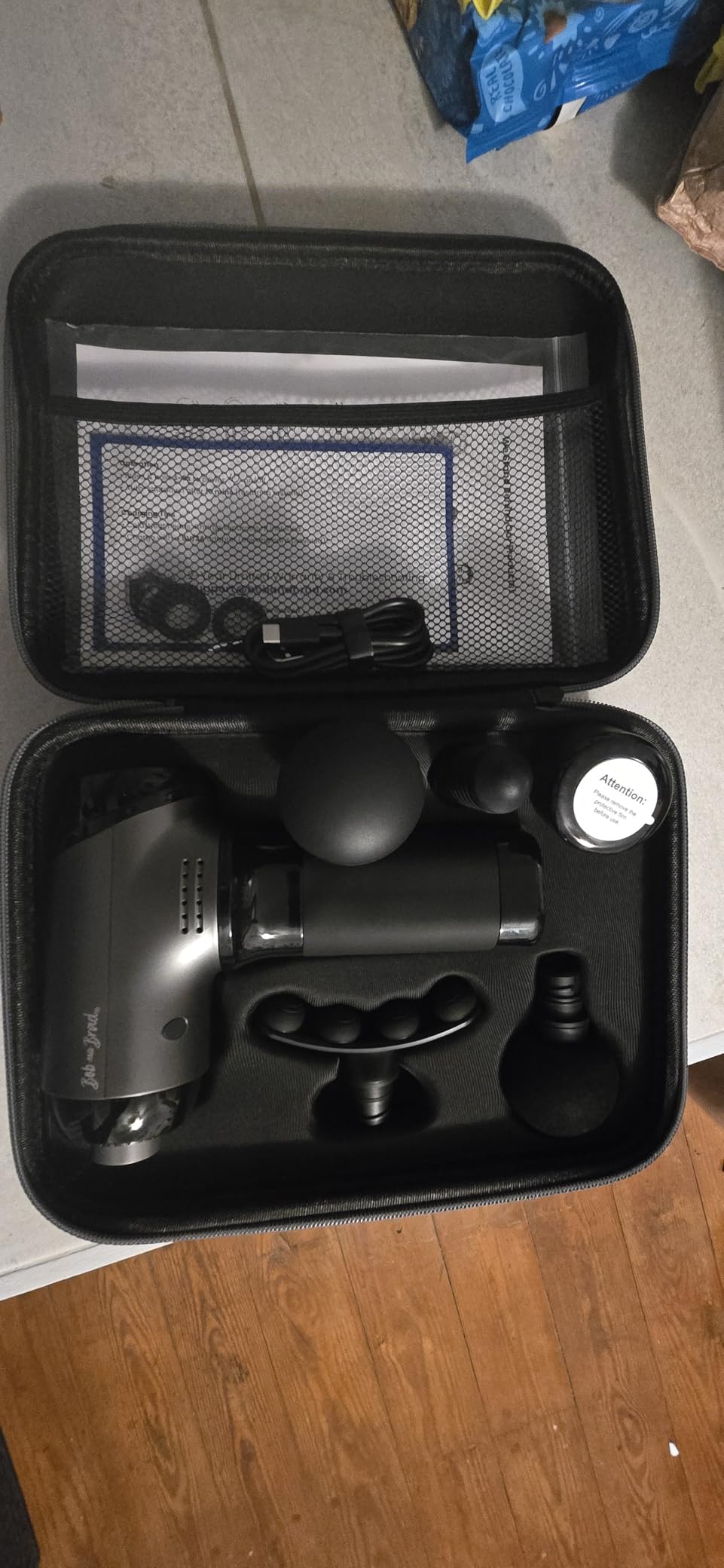 BOB AND BRAD T2 Pro Massage Gun with Heat and Cold, Deep Tissue Percussion Massager Gun for Pain Relief, Muscle Massager, Electric Back Massagers for Professional Athletes Runner customer photo 1