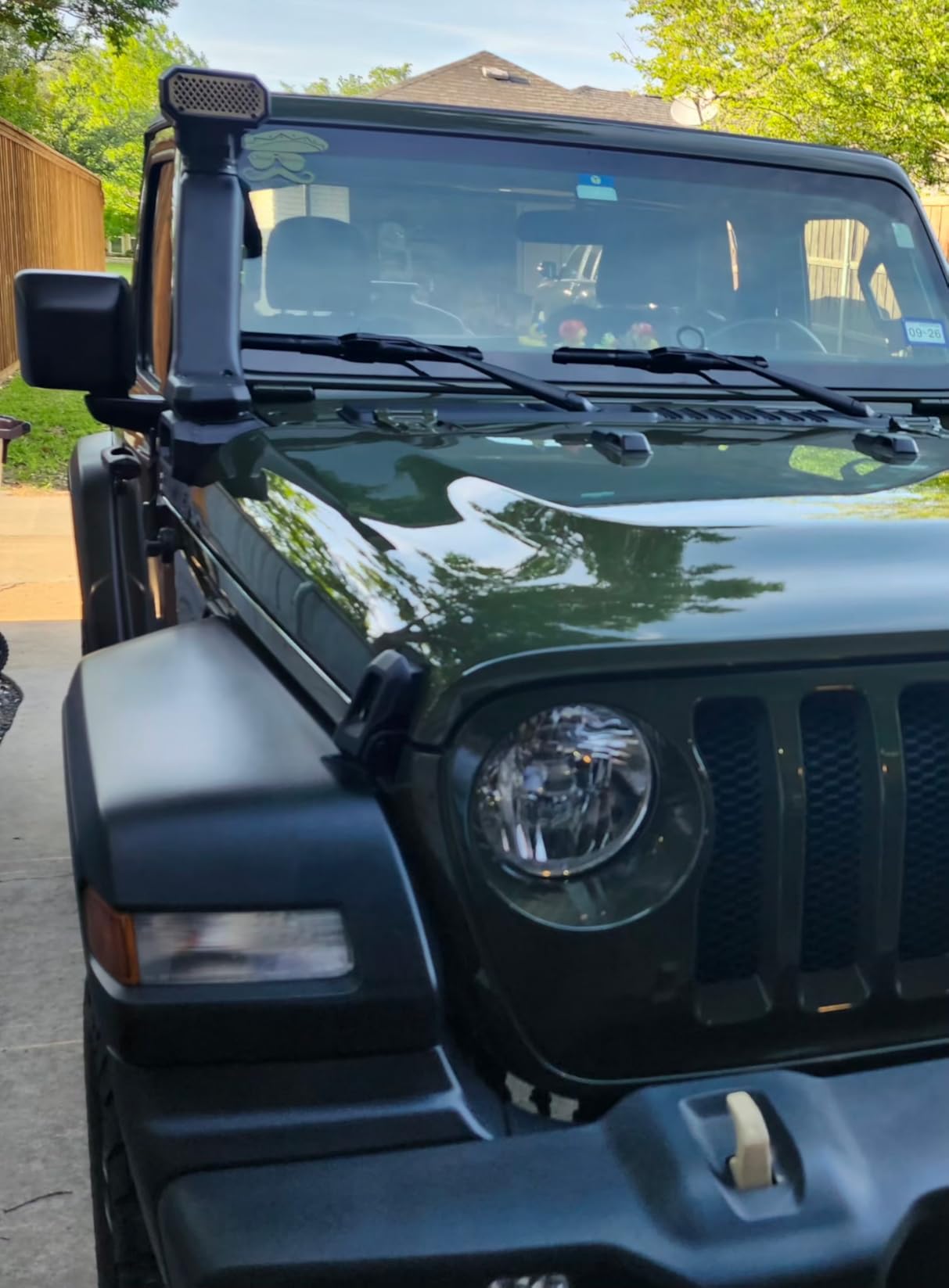 Car Snorkel Kit for Jeep Wrangler JL 2018-2021 / Gladiator 2020-2023, Cold Air Ram Intake Snorkel Kit Off-Road 2.0L 3.6L customer photo 1