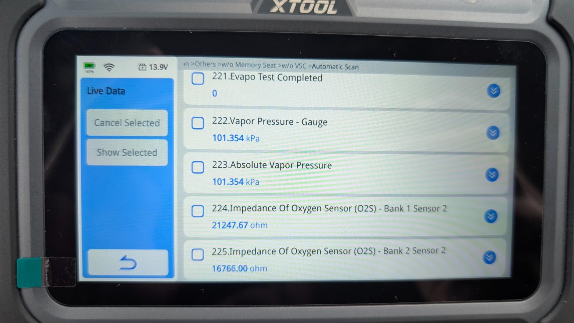 XTOOL D5S OBD2 Scanner with Touchscreen, Code Reader for Cars & Trucks with 16 Resets, Crank Sensor Relearn, Throttle Relearn, EPB, FCA, CAN FD for GM customer photo 2