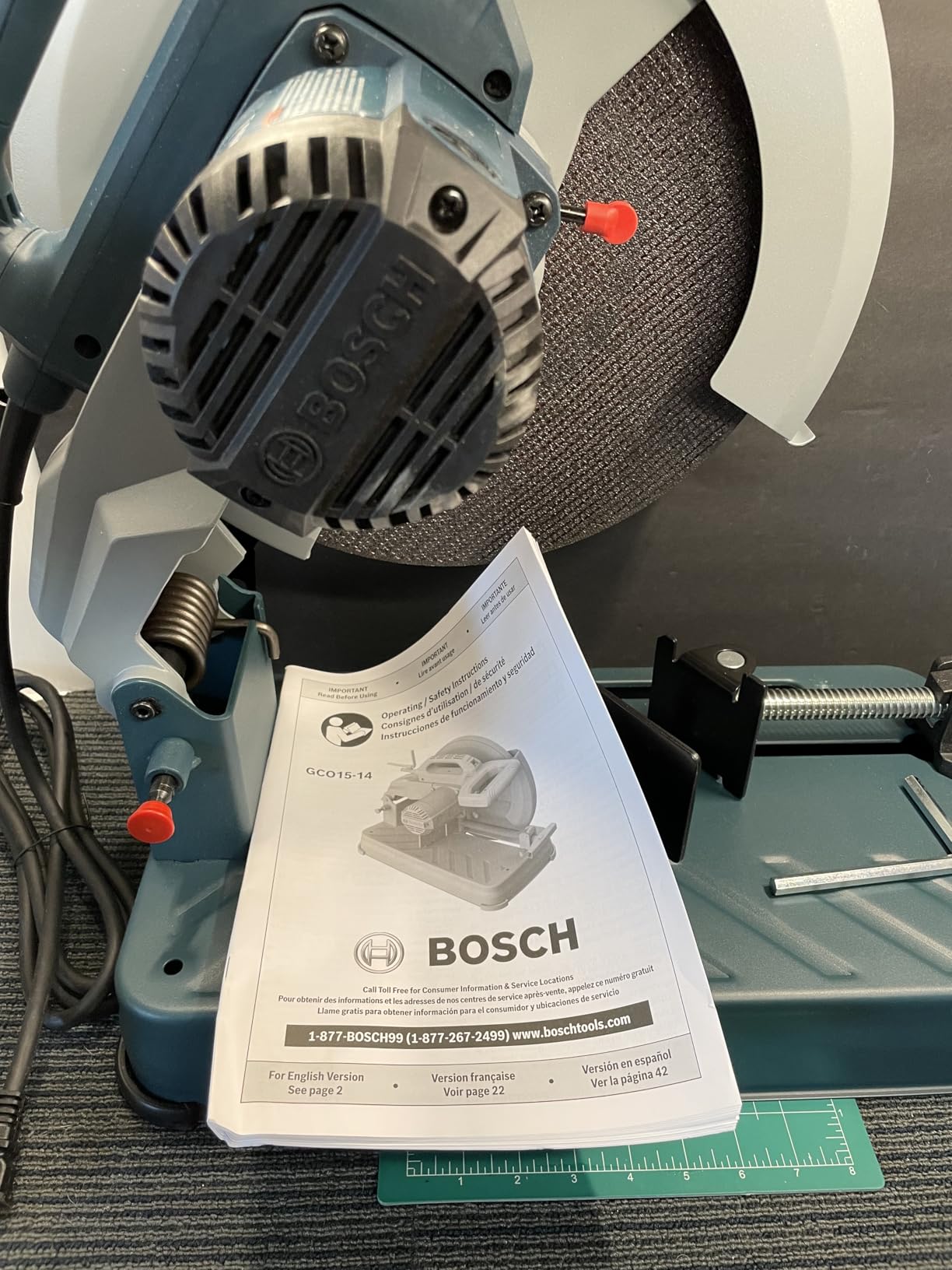 BOSCH GCO15-14 14 In. Abrasive Cut-Off Machine: Powerful 15 Amp Motor, Large Cutting Capacity, and Adjustable Fence for Quick and Accurate Cuts customer photo 1