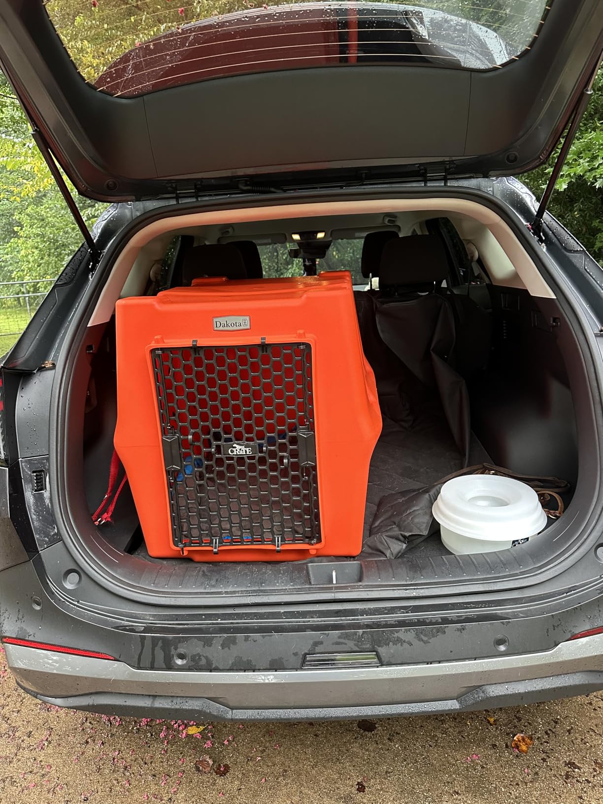 Dakota 283 Canine Rough and Tough Economy Dog Crate w/Removable Two-Way Door - Heavy Duty Outdoor Kennel (Olive, Large) customer photo 2