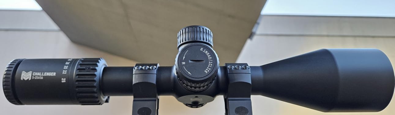 Monstrum Challenger 5-25x50 FFP Rifle Scope | Featuring ED Glass, Adjustable Objective, Precision Turrets with Zero Stop, Daylight Bright Reticle, and Anti-Cant Scope Rings customer photo 1