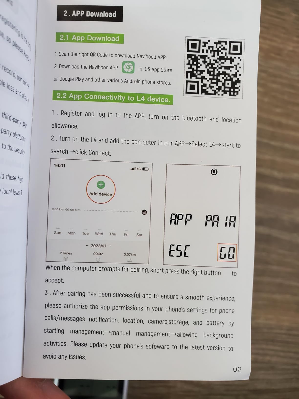 L4 Entry Level GPS Bike Computer Wireless, Laminated 2.3