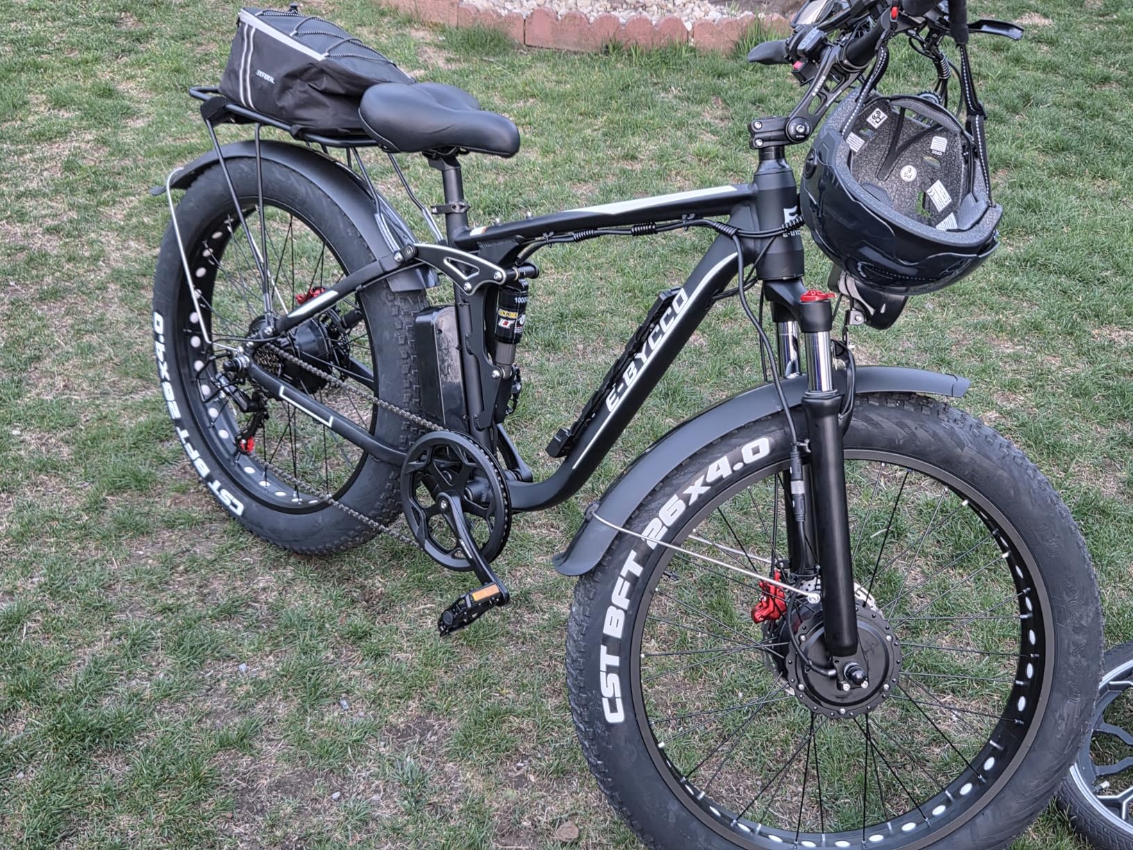 E Bycco 6000W Peak Dual Motor Electric Bike for Adults, 52V 32AH Battery, Max 45MPH & 100Miles, Full Suspension, Hydraulic Brake, Fat Tire E-Bikes for Men Women customer photo 1