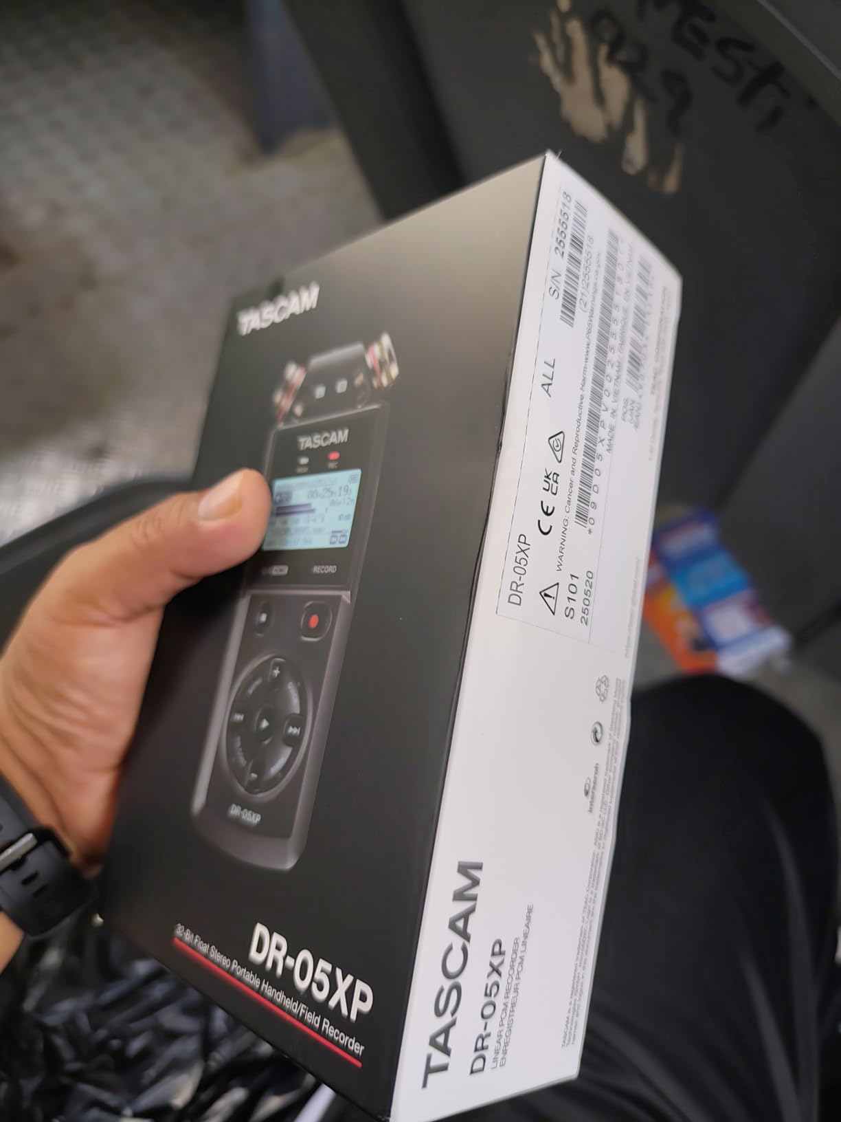 TASCAM DR-05XP 32-Bit Float Portable Handheld Field Recorder and USB-C Audio Interface -- Digital Stereo Recording of Music, Sound, Voice, Audio for Video and Podcasting customer photo 2