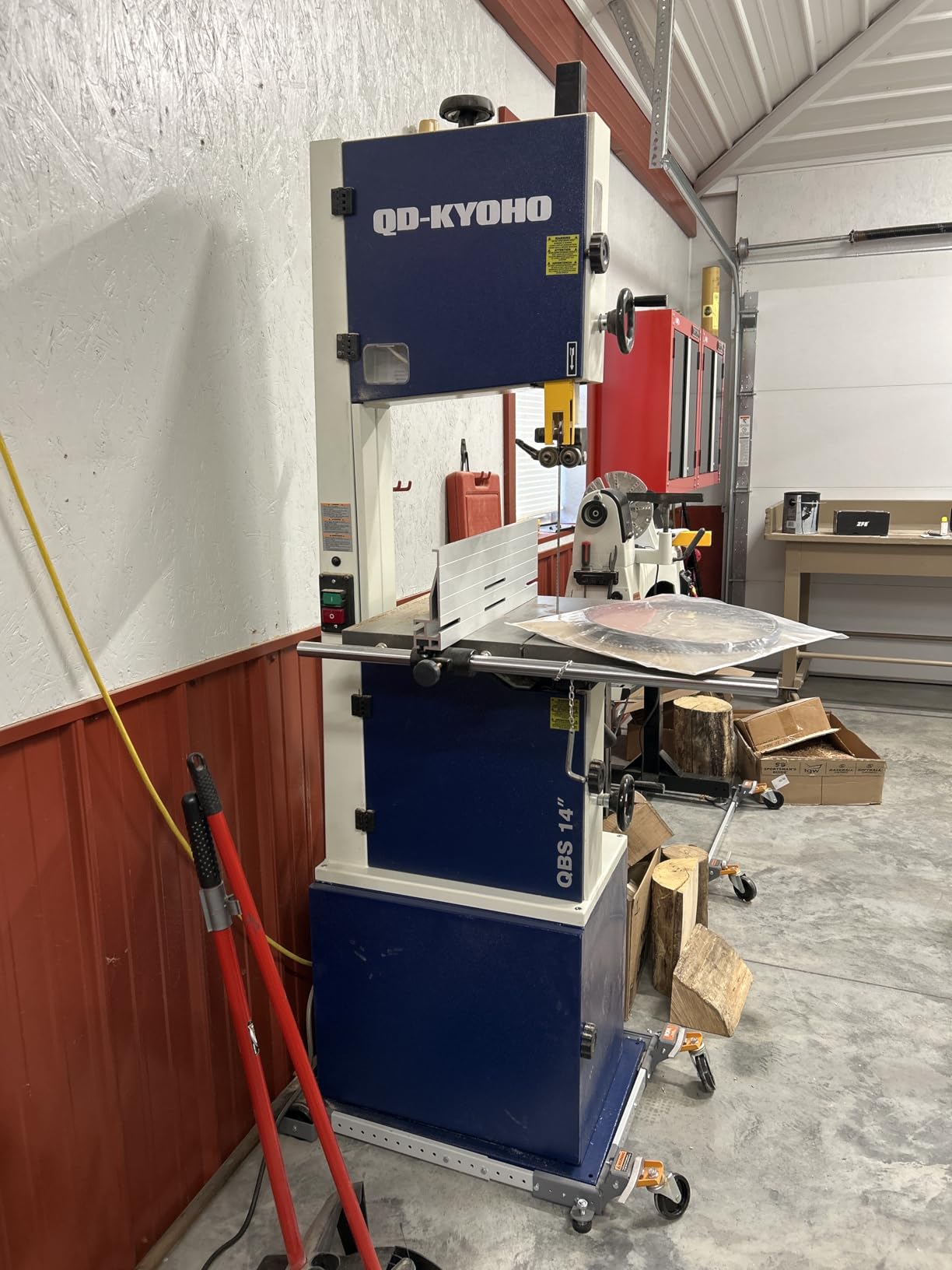 Band Saw, 14 Inch Bandsaw for Woodworking, 1445 & 2950 FPM Dual-Speed Bandsaw, 2 HP, 120 V 14-Amp Motor, Band Saws with Solid Cast Iron Table, Iron Bandsaws with Overload Protection customer photo 2