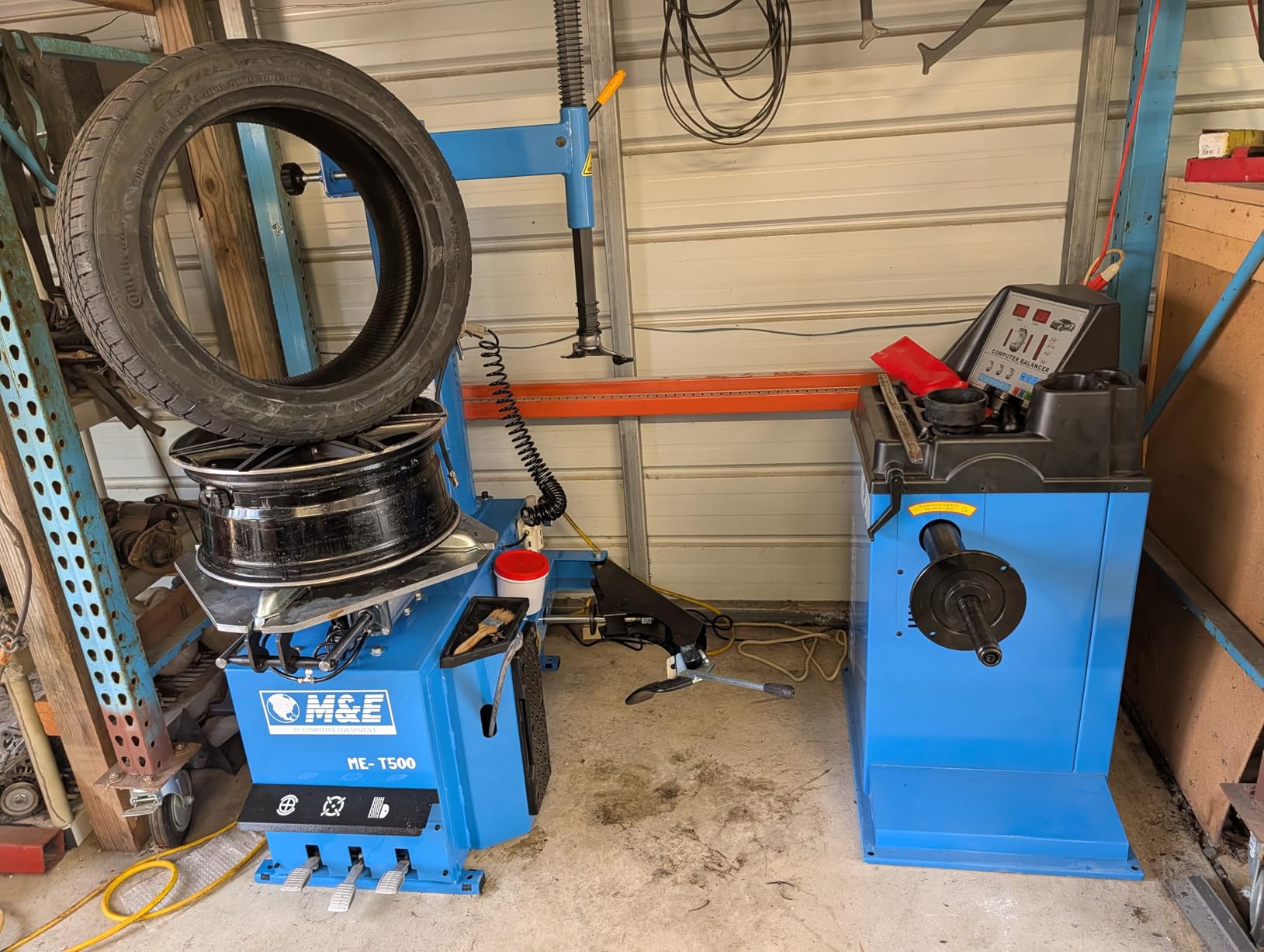 KATOOL ME Tire Changer Machine Wheel Balancer Machine Combo Tire Changer Tire Machine for Repair Shop and Home Garage (450combo) customer photo 1