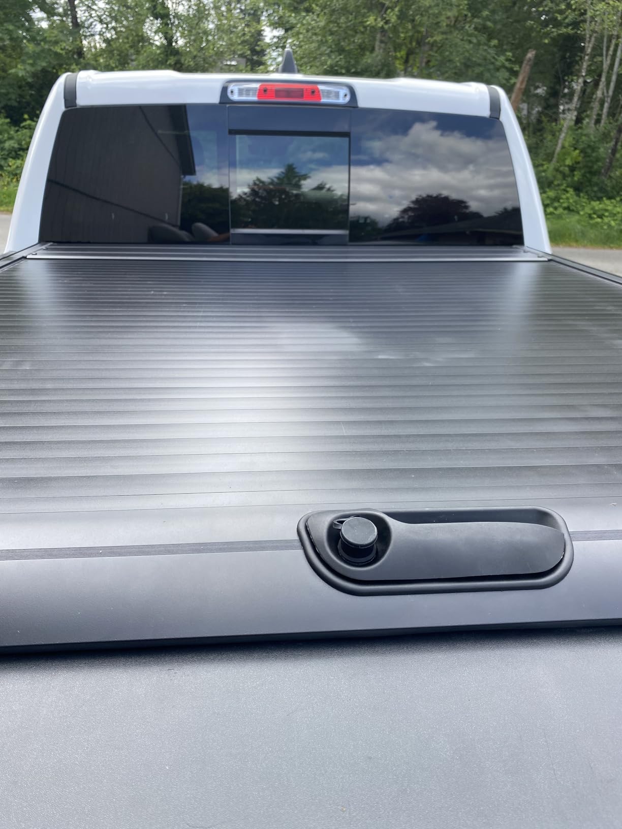 Flowkottu Retractable Hard Tonneau Cover Fits 2010-2026 Dodge Ram 2500 3500 Truck Bed | No Fit W/RamBox or Stepside Model/Multi-Function (Split) Tailgate (Ram 2500, 6.4 FT) customer photo 1