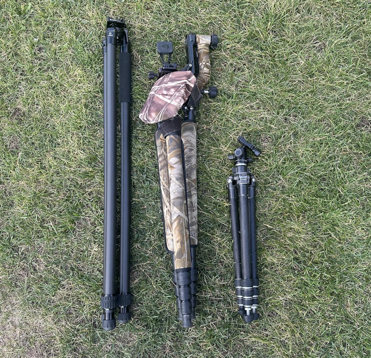 FANAUE Carbon Fiber Shooting Tripod with Arca Swiss QR Plate for Hunting, Spotting Scope and Binoculars customer photo 1