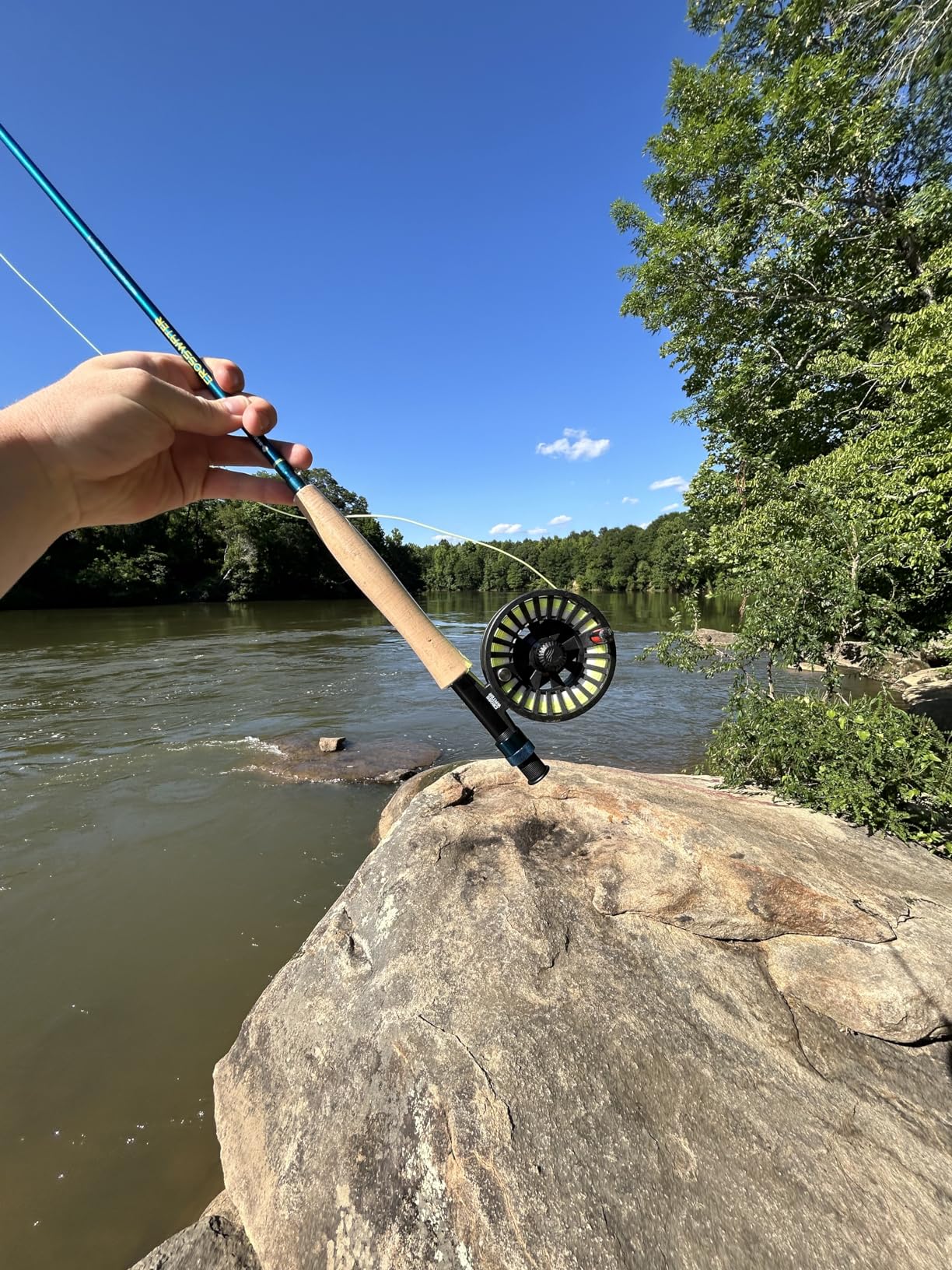 Redington Crosswater Fly Fishing Outfit - 4-Piece Fly Rod with Crosswater Reel, Rio Mainstream Fly Line and Zippered Travel Case - Complete Starter Kit customer photo 1