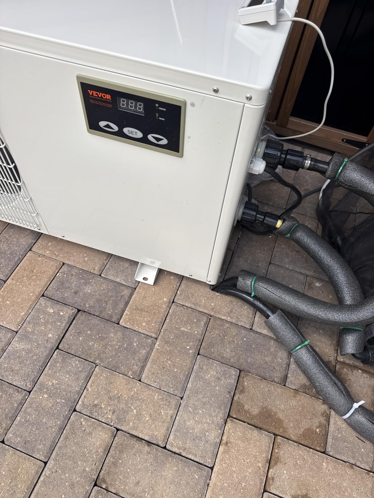 VEVOR Aquarium Chiller 500 Gallon, 1-1/2 HP Water Chiller with Quiet Refrigeration Compressor, Titanium Evaporator customer photo 2