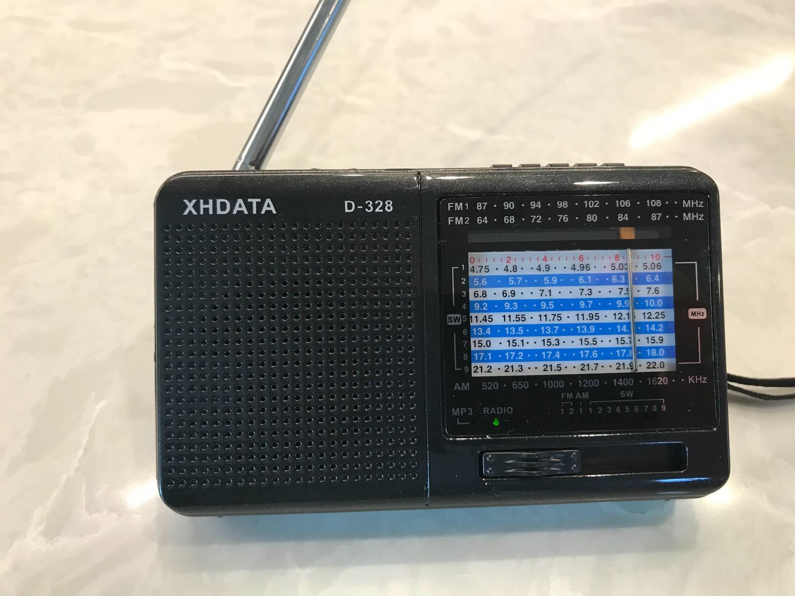 XHDATA R108 Portable Radio AM/FM/SW/LW/Airband Shortwave Radio Receiver Battery Operated with Good Reception, Great Sound Speaker Stereo Alarm Clock External Antenna customer photo 2