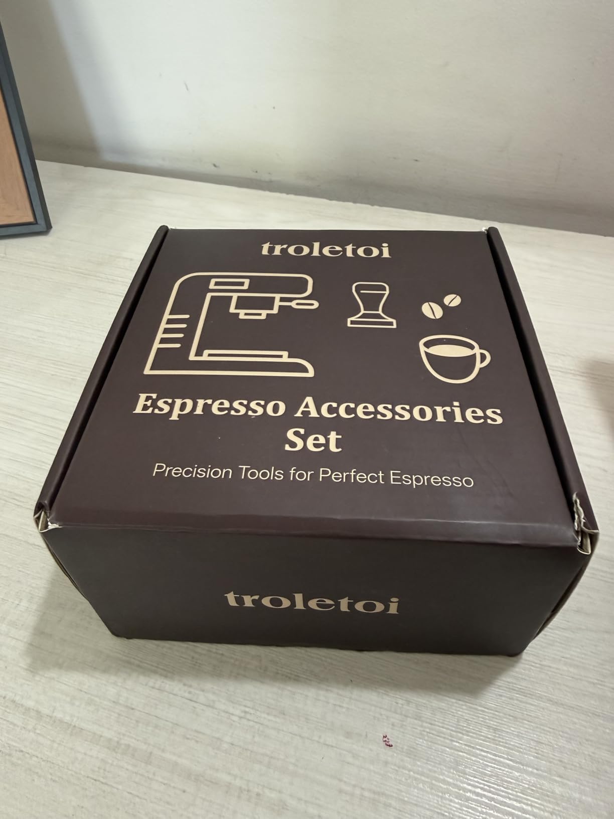 7 PCS Espresso Accessories Kit: 53.3mm Espresso Tamper, Coffee Distributor, Puck Screen, Dosing Funnel and WDT Tool customer photo 2