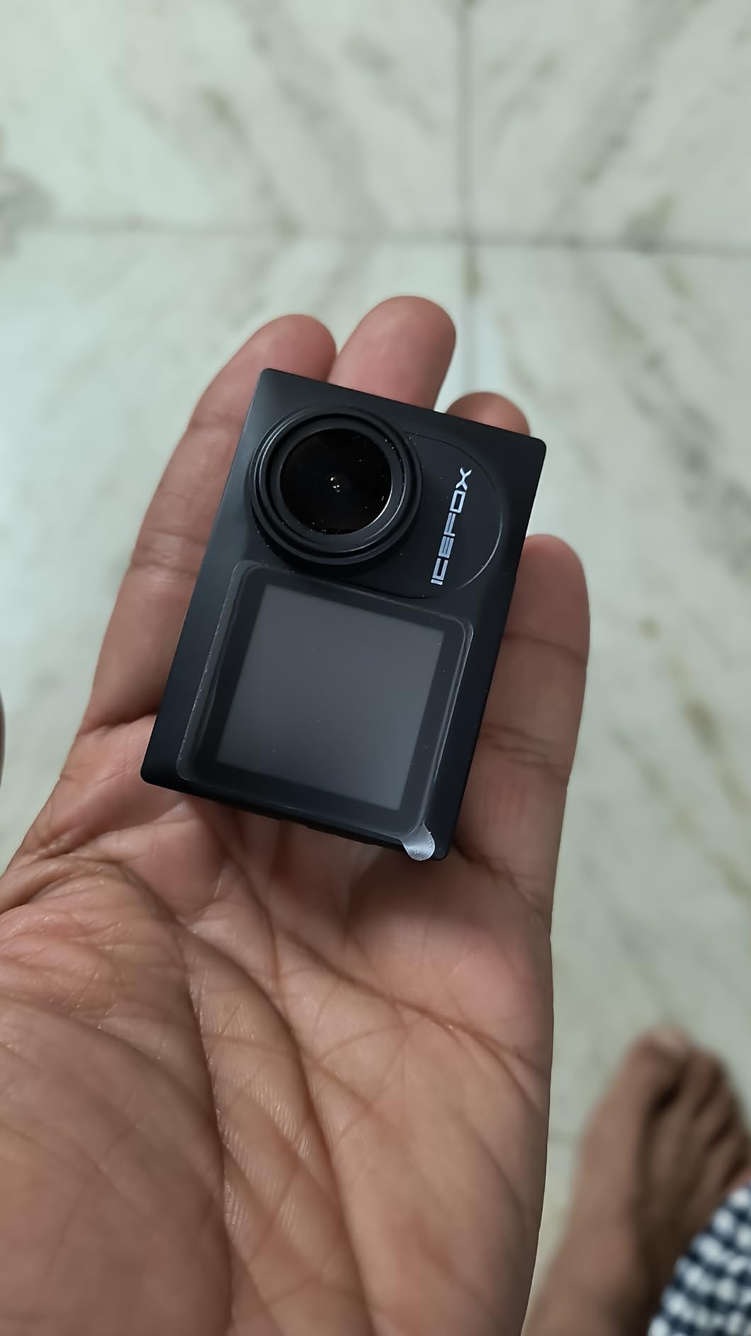 icefox Action Camera 4K 60FPS 20MP, Underwater with EIS, 5X Zoom, App Support Video & Photo Editing, Waterproof Camera WiFi Remote Control for Cycling, Swimming, and Diving customer photo 1