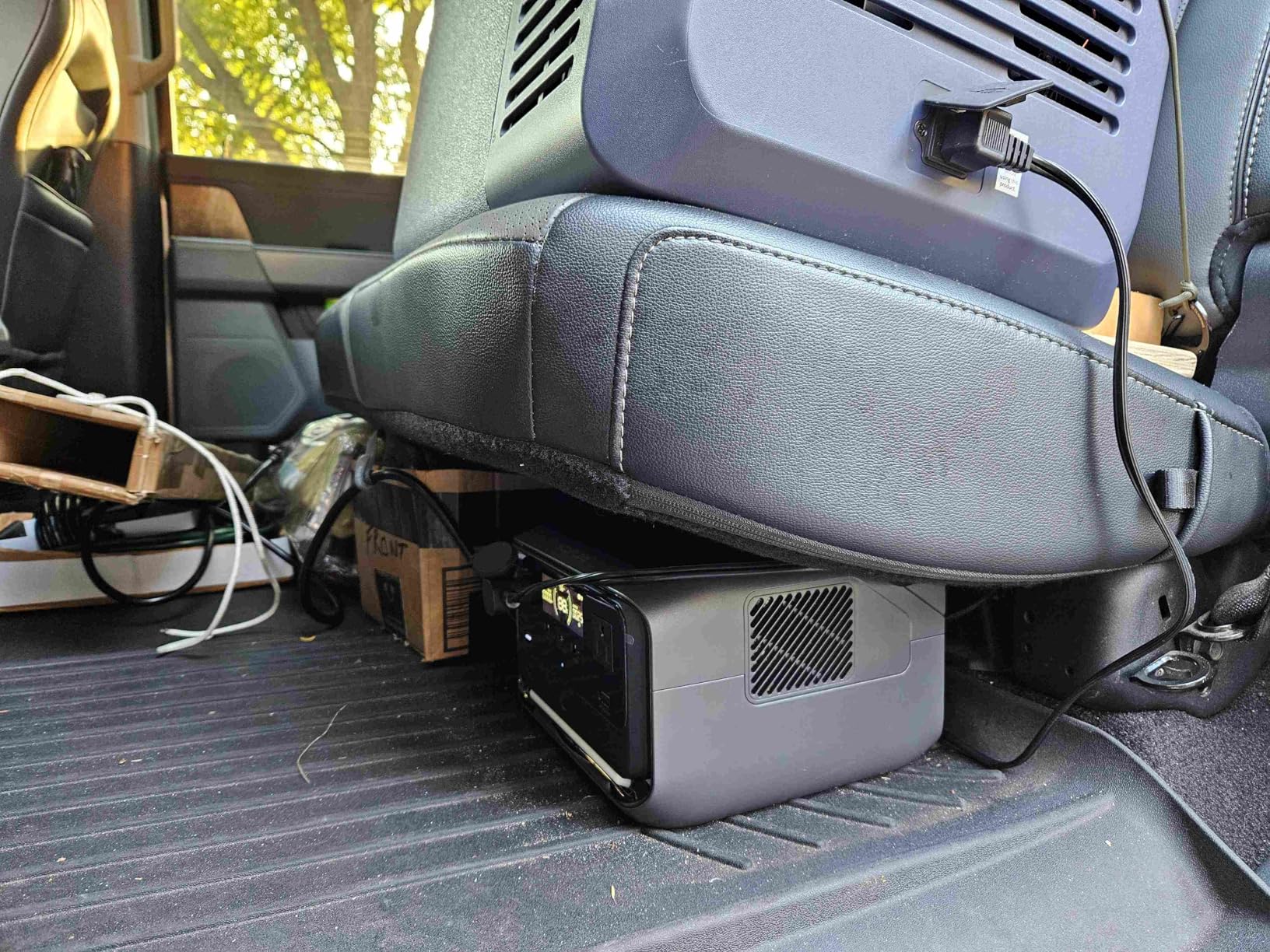 BODEGACOOLER 12 Volt Car Refrigerator, 53QT(50L) IPX4 Waterproof Electric Cooler, 31dB Ultra-Quiet Car Fridge APP Control with 12/24V DC 110-240V AC, -4℉~68℉, Portable for Truck RV Camping, Travel customer photo 1
