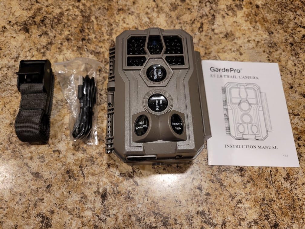 GardePro E5 2.0 Trail Camera (Non-Cellular, Non-WiFi), 4K Video, 0.1s Trigger, 100ft No-Glow Night Vision, IP66 Waterproof, Motion Activated Wildlife Camera customer photo 2