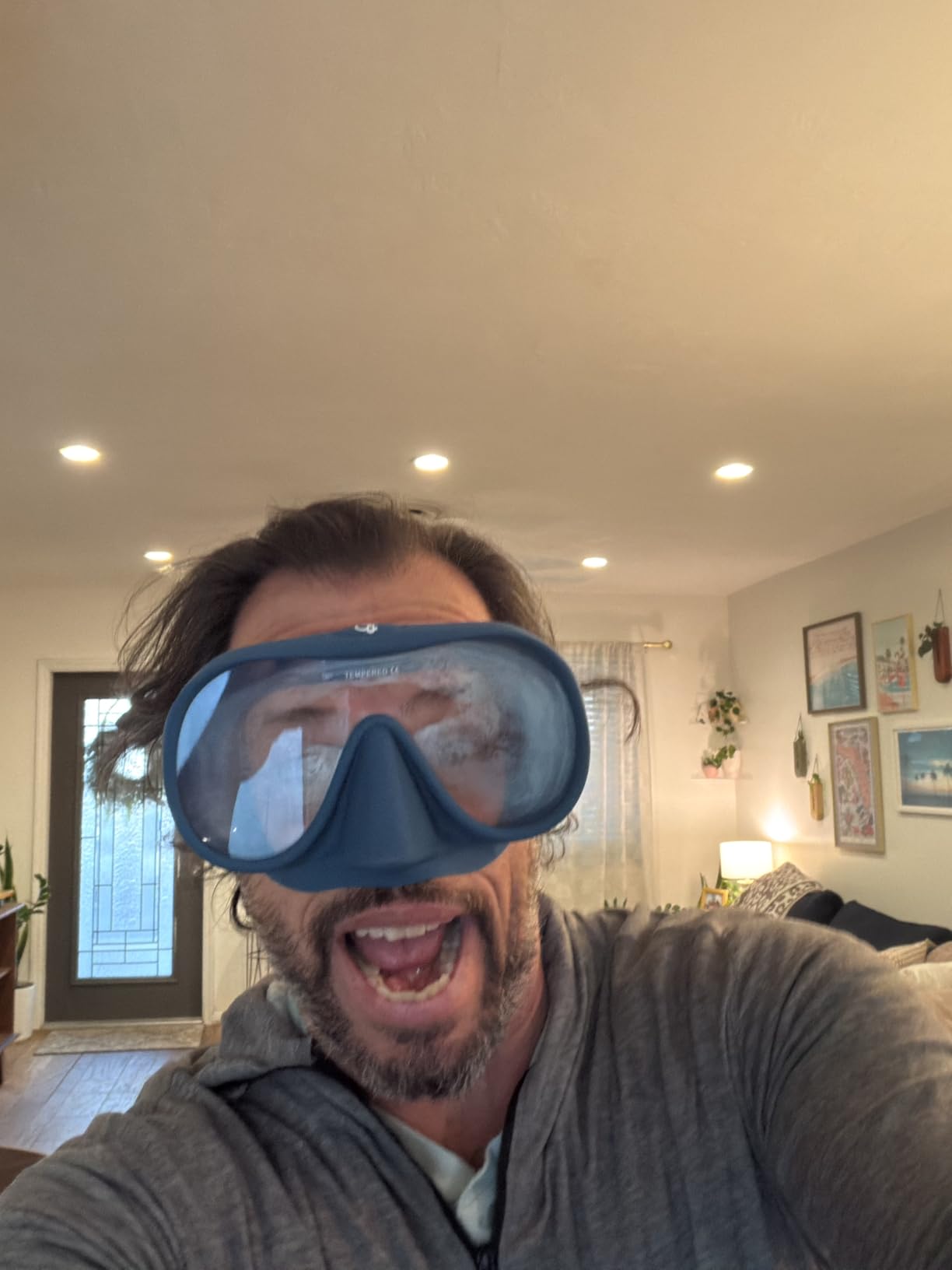 Spartacus Frameless Dive Mask, Ultra-Clear Low-Iron Glass, Wide View, Low Volume, 100% Silicone Skirt customer photo 1