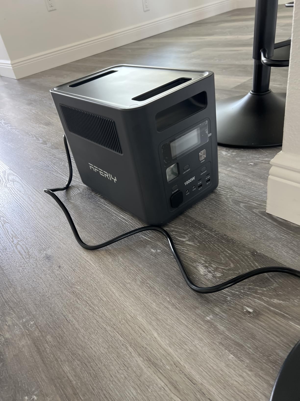 AFERIY Portable Power Station, 1024Wh LiFePO4 Solar Generator, 1800W(Peak 3600W) AC Output, Compact Lightweight Design, Fast Recharge for Home, Camping, RV, Outdoor Emergencies (Solar Panel Optional) customer photo 2