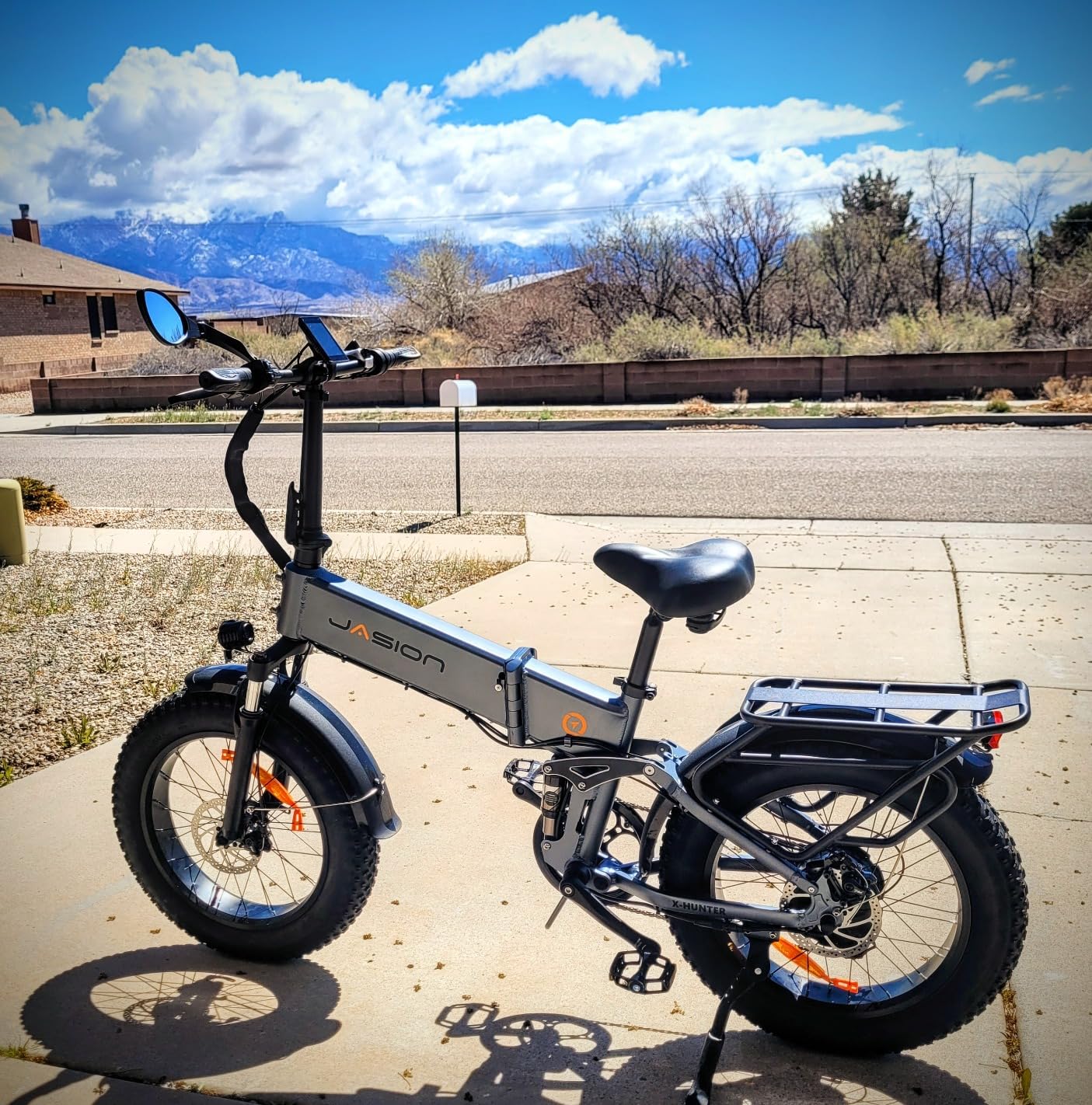 Jasion X Hunter PRO Electric Bike for Adults,1800W Peak 20''Fat Tire Foldable E Bikes,Folding Ebike Up to 80 Miles Range 30 MPH,720 WH Removable Battery,Certified by UL2849，X Hunter Upgrade customer photo 2