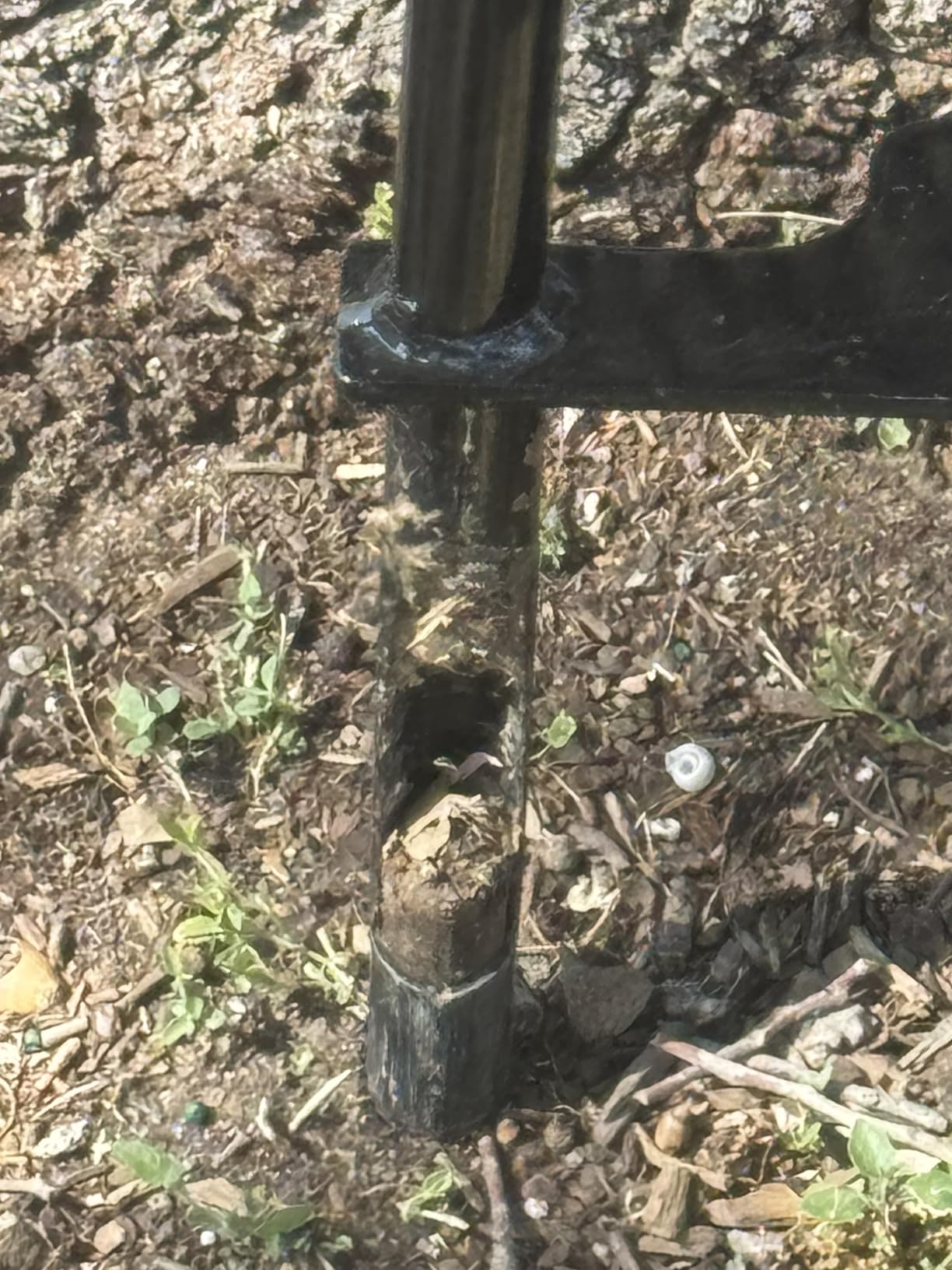 Jardineer Manual Core Aerator Lawn Tool with 2 Hollow Tines, 38