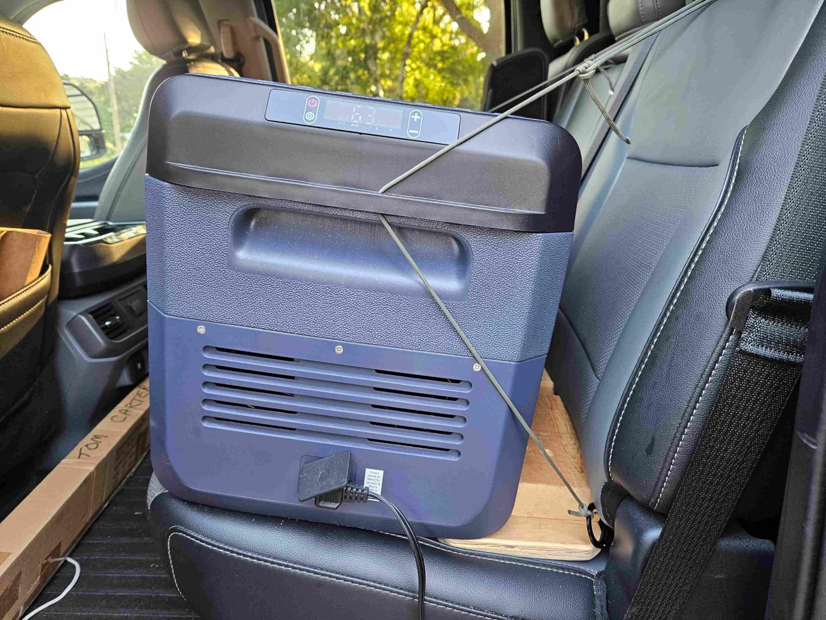 BODEGA COOLER Car Refrigerator Dual Zone, 79QT Portable Freezer -4°F to 68°F, 12V Electric Cooler with Wheels & Handle, Ultra-Quiet ≤31dB, Fast Cooling for Camping, RV, Van Life & Road Trips customer photo 2