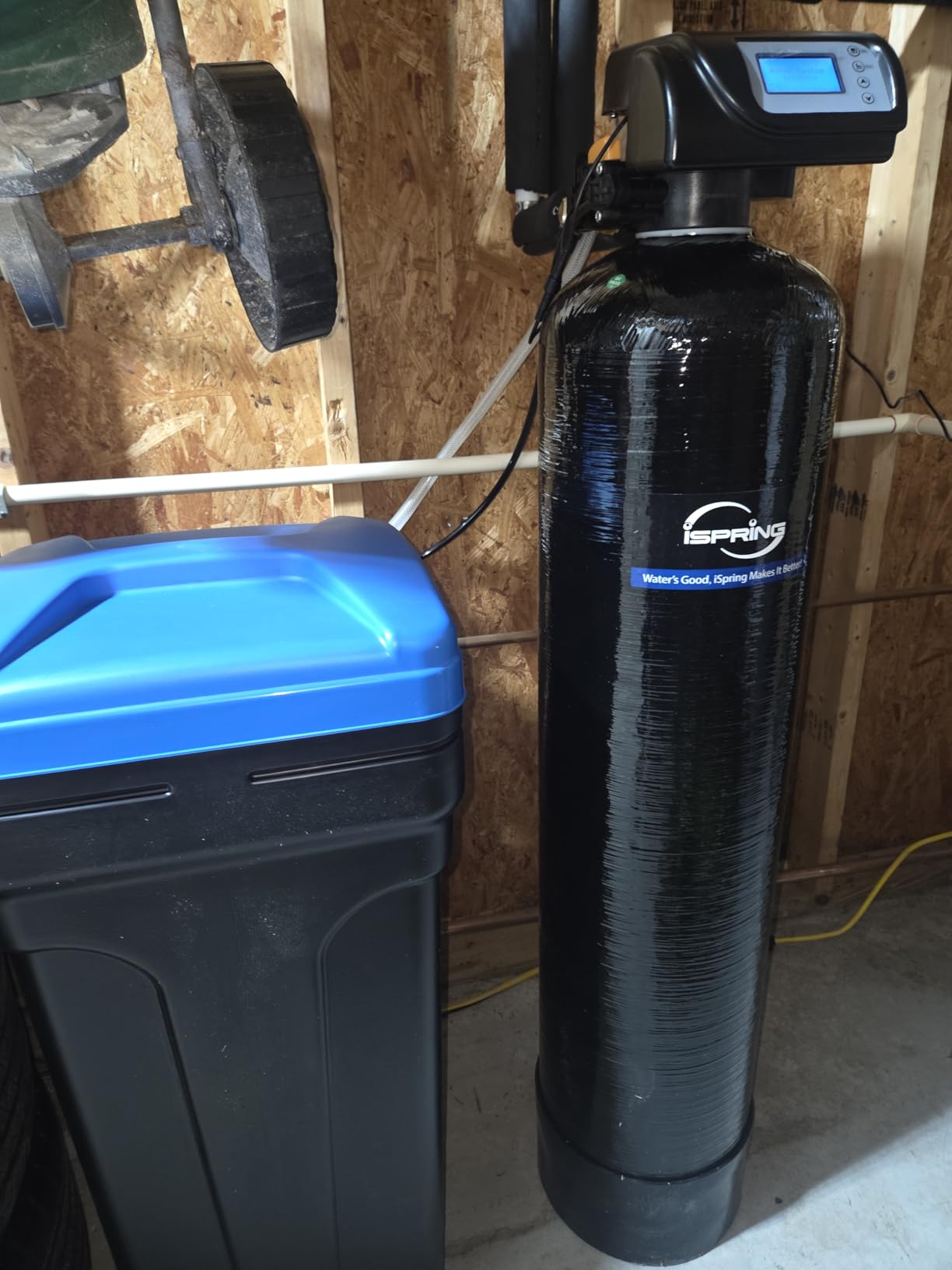 iSpring WCSTB45KG Whole House Water Softener System, 45,000 Grains High Capacity Water Softener Removes Hard Water and Scale customer photo 2