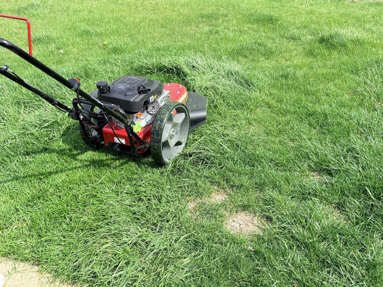 Earthquake Walk-Behind String Mower, Hurricane Cutting Head, 160cc 4-Cycle Viper Engine, Grab-N-Go Bail, 22