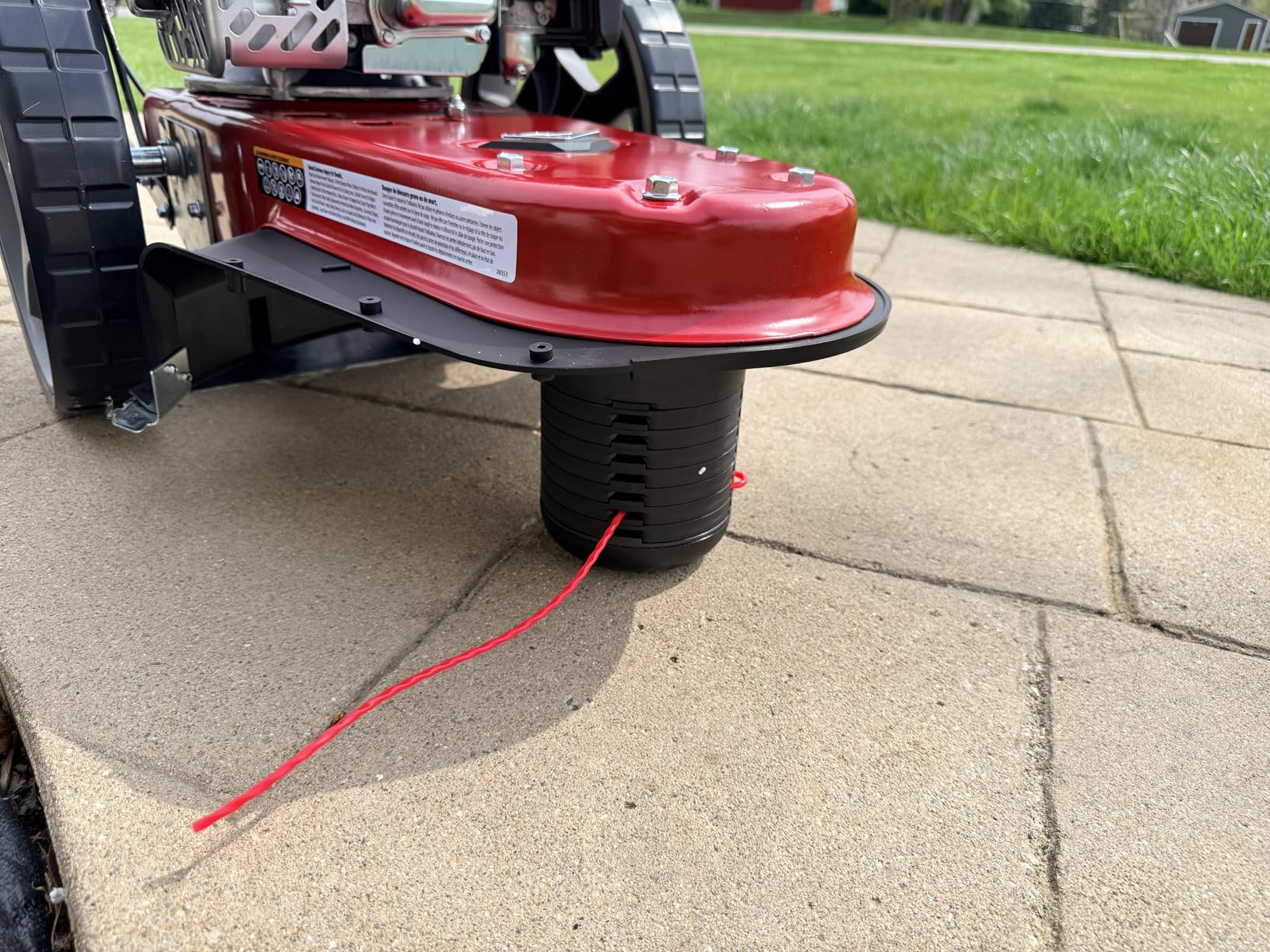 Earthquake Walk-Behind String Mower, Hurricane Cutting Head, 160cc 4-Cycle Viper Engine, Grab-N-Go Bail, 22