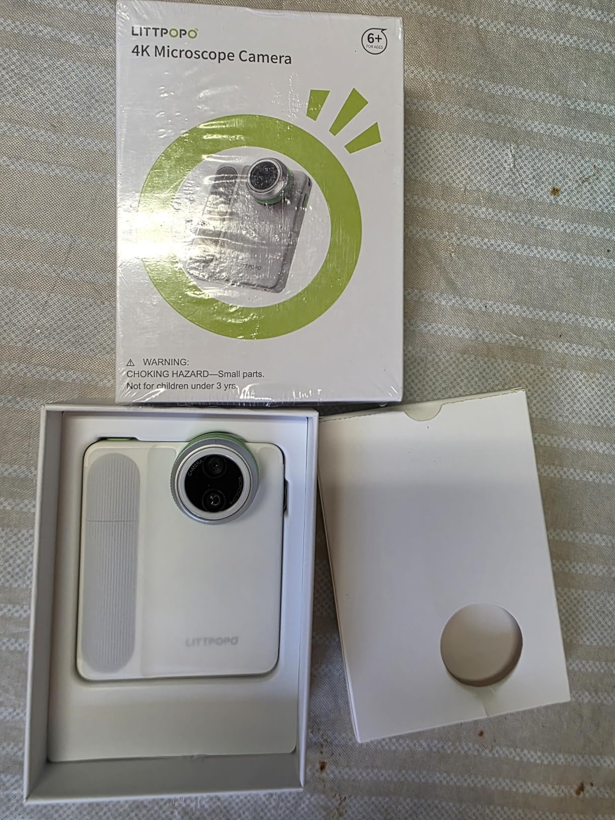 MicroCam-X1 4K Digital Camera, 12MP BSI CMOS Sensor, 400X Microscope, 4K Video, Autofocus, 3.5