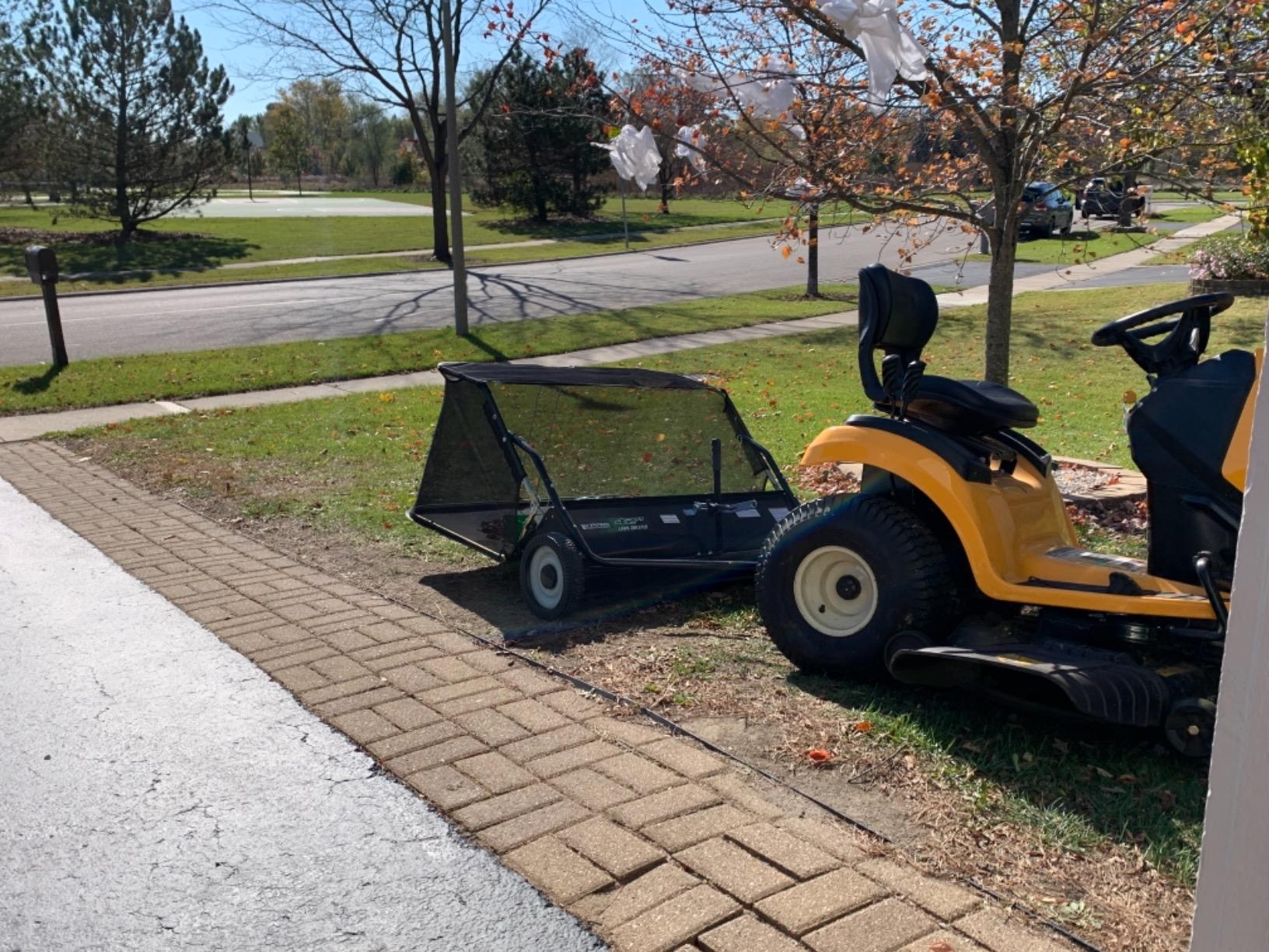 Yard Commander 52-Inch Tow-Behind Lawn Sweeper, 10