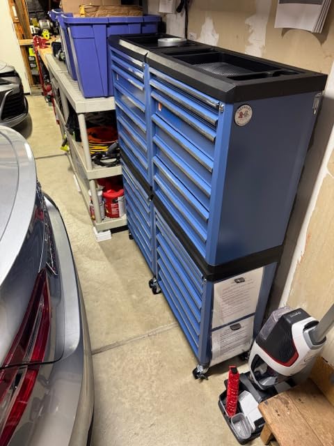 LARBANKE 10-Drawer Rolling Tool Chest with Multifunctional Countertop, Heavy Duty Metal Mechanic Tool Cabinet on Wheels, Detachable & Stackable Tool Chest Organizer for Garage and Workshop customer photo 1